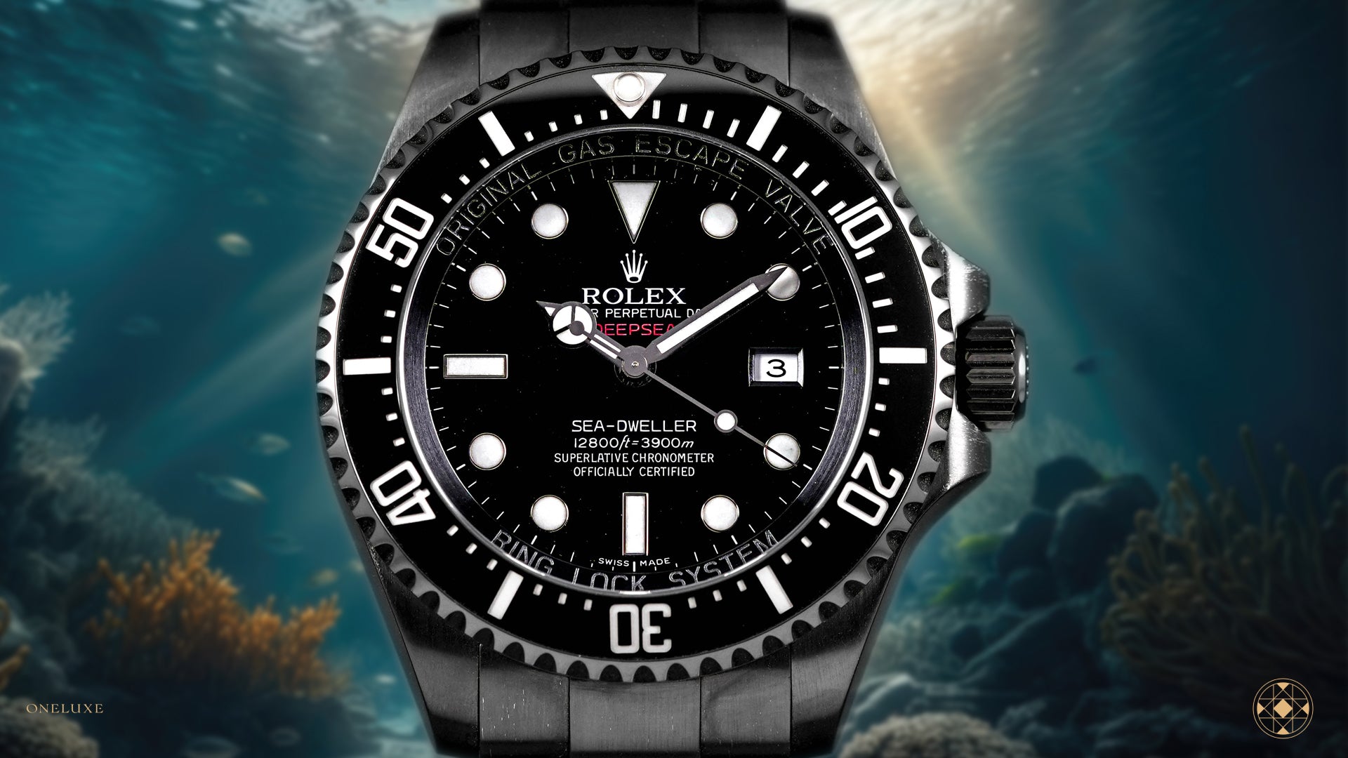 rolex single red sea dweller