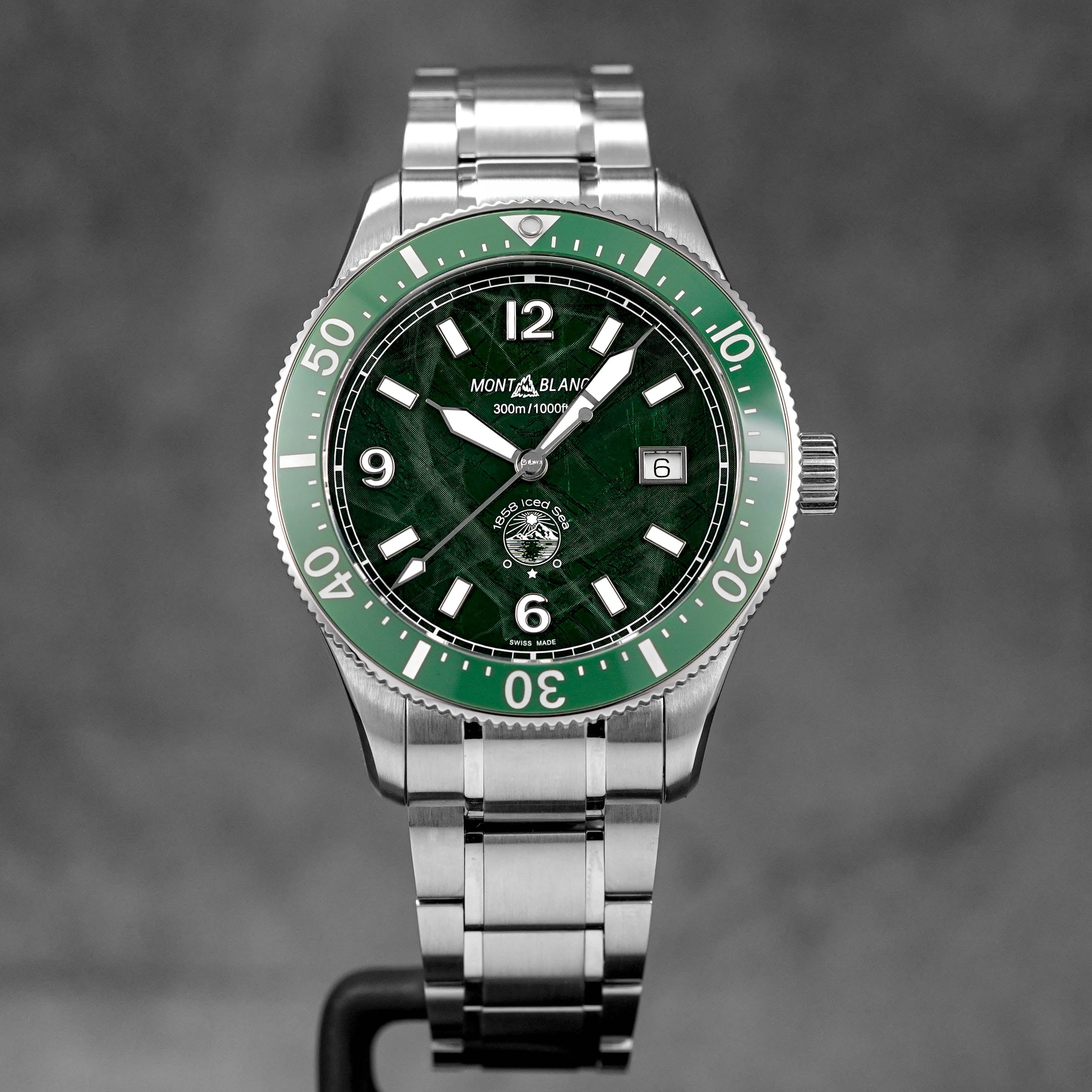 1858 ICED SEA 41MM GREEN GLACIER DIAL CERAMIC BEZEL (2024)