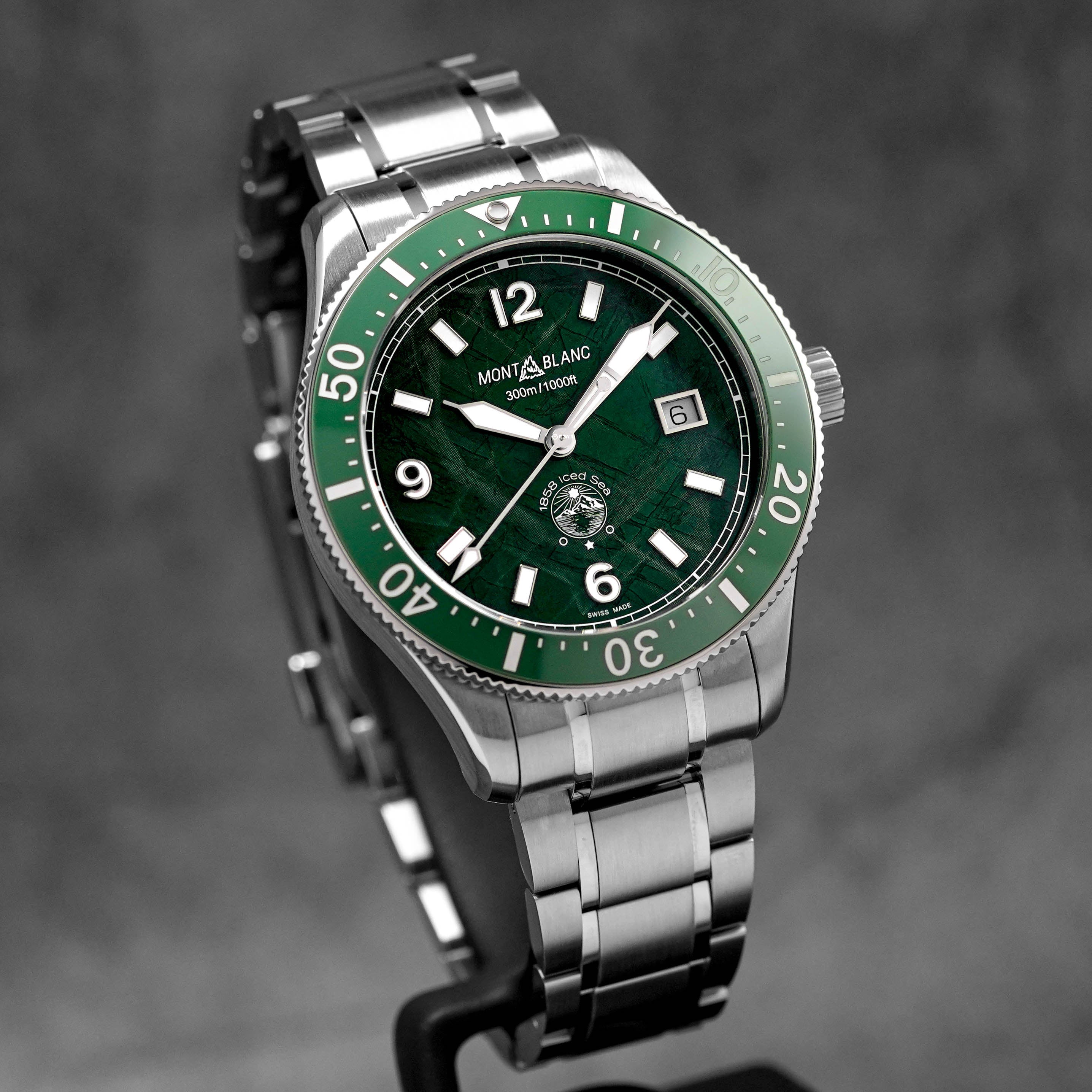 1858 ICED SEA 41MM GREEN GLACIER DIAL CERAMIC BEZEL (2024)