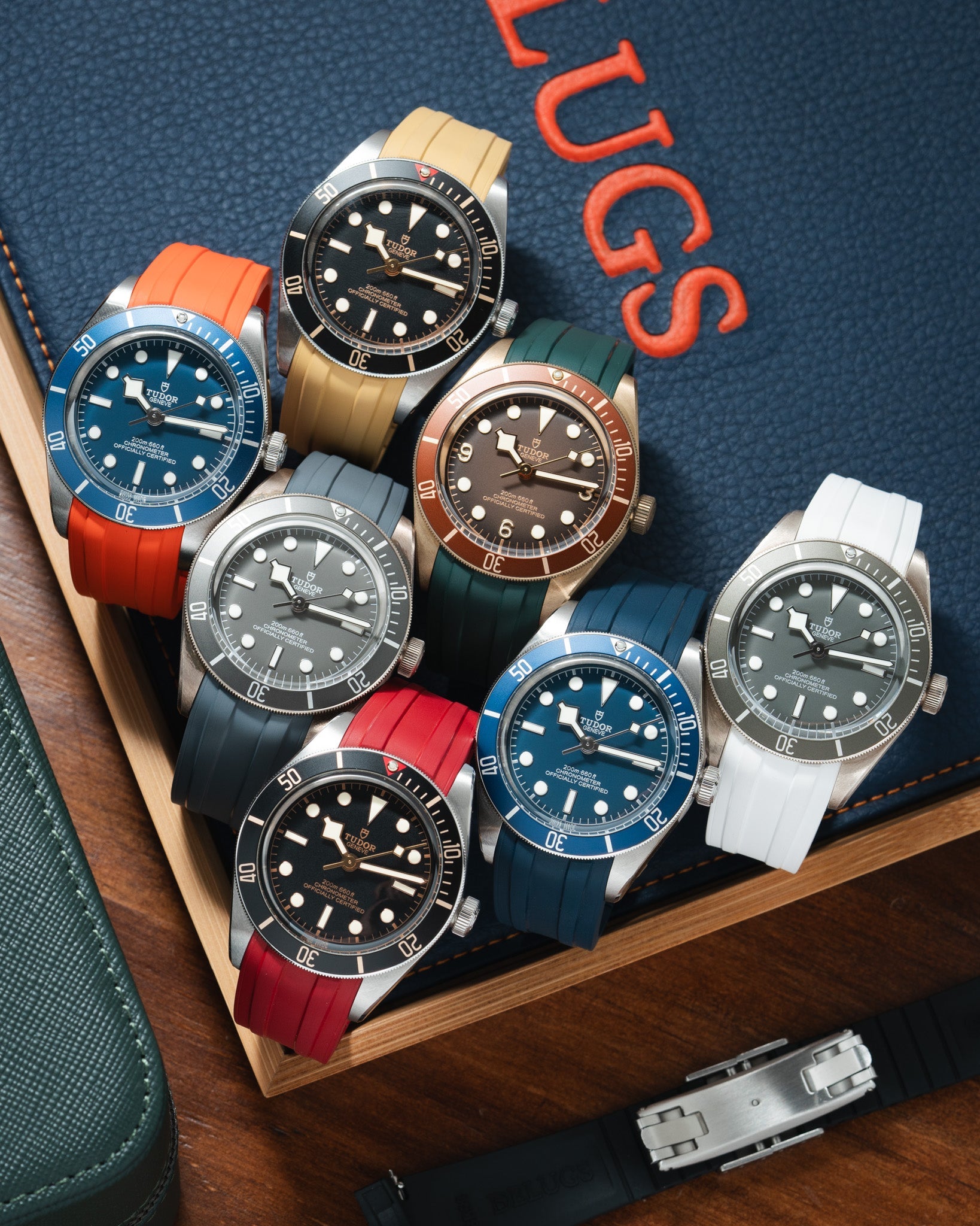 CURVED RUBBER STRAP FOR TUDOR BLACK BAY 58