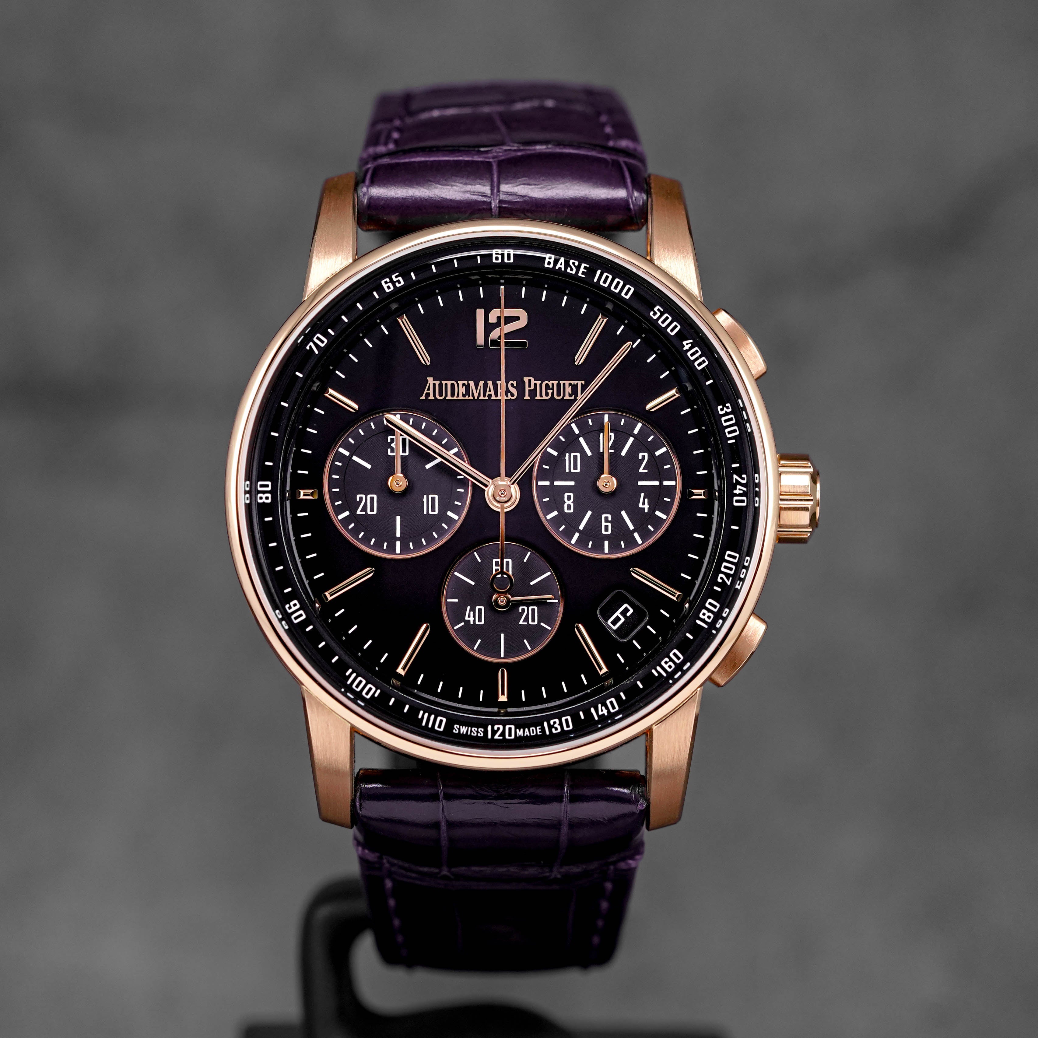 CODE 11.59 CHRONOGRAPH ROSEGOLD PURPLE DIAL (2021)