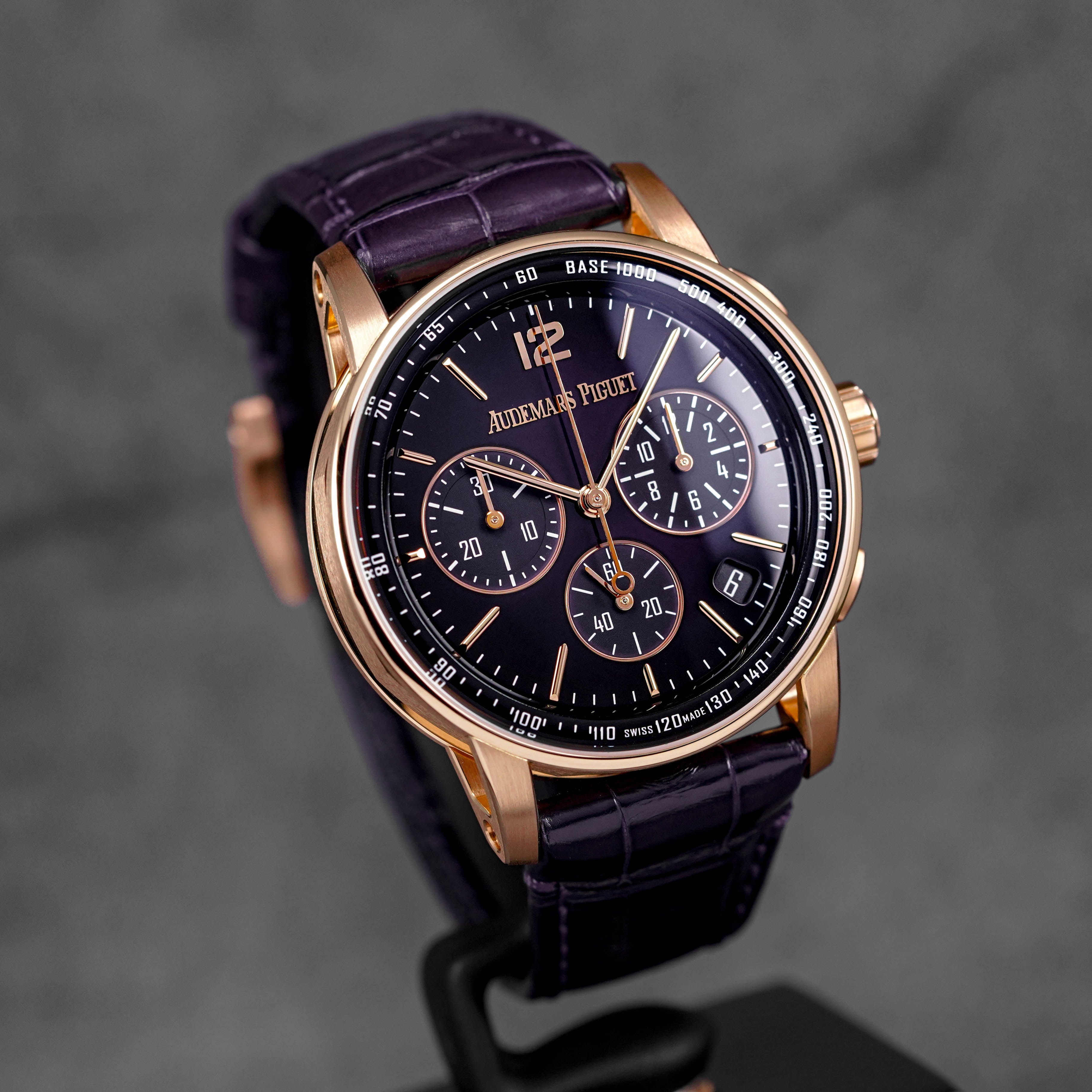 CODE 11.59 CHRONOGRAPH ROSEGOLD PURPLE DIAL (2021)
