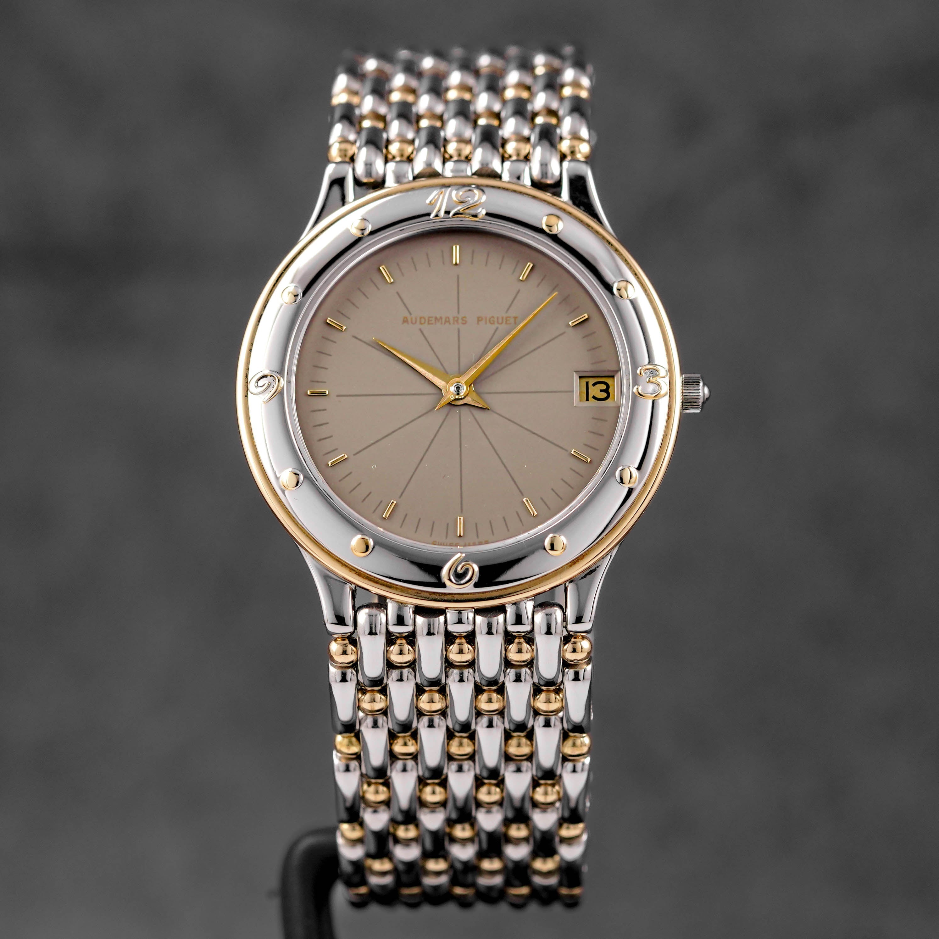 MERIDIAN TWOTONE YELLOWGOLD VINTAGE GREY DIAL (WATCH ONLY)