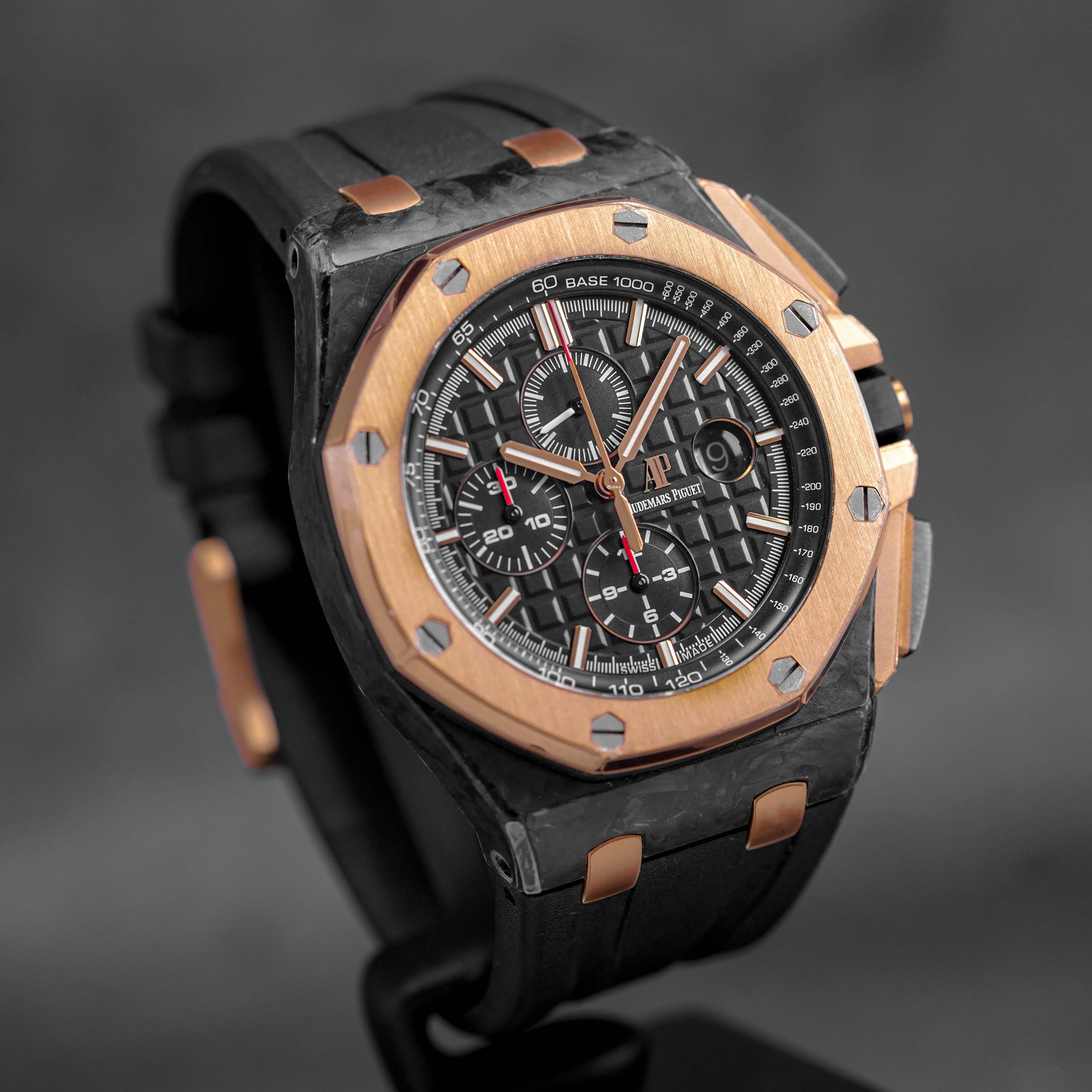 ROYAL OAK OFFSHORE CHRONOGRAPH 44MM 'QE II CUP' CARBON ROSEGOLD (2016)