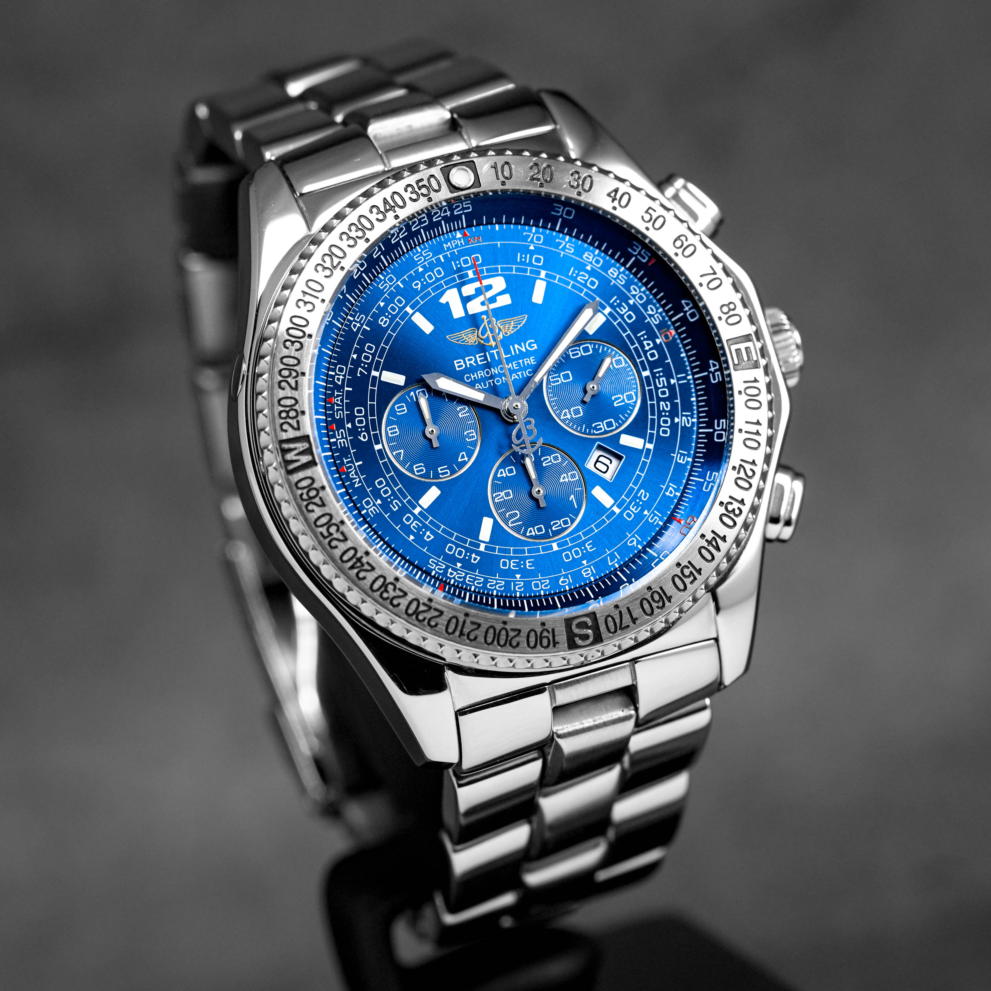 B-2 PROFESSIONAL CHRONOGRAPH BLUE DIAL (WATCH ONLY)