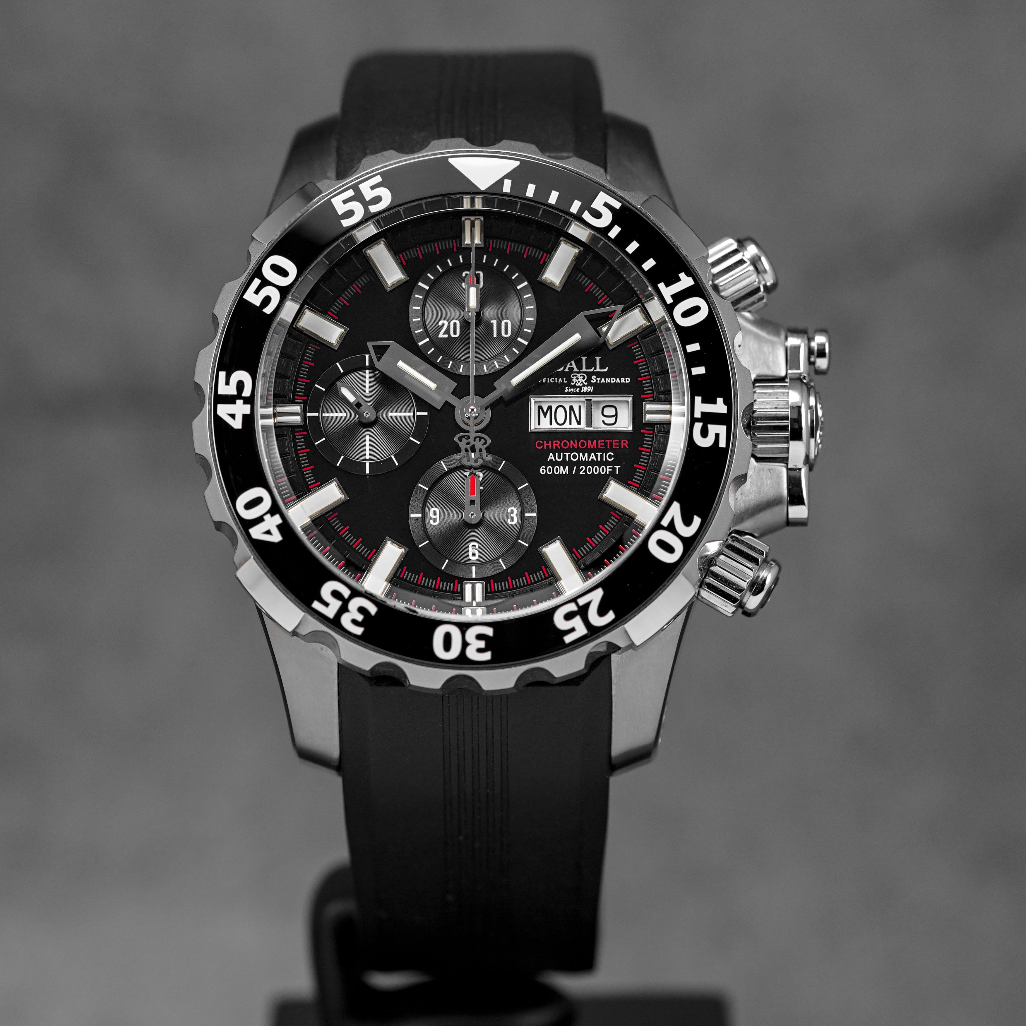 ENGINEER HYDROCARBON 'NEDU' TITANIUM CHRONOGRAPH BLACK DIAL (2015)