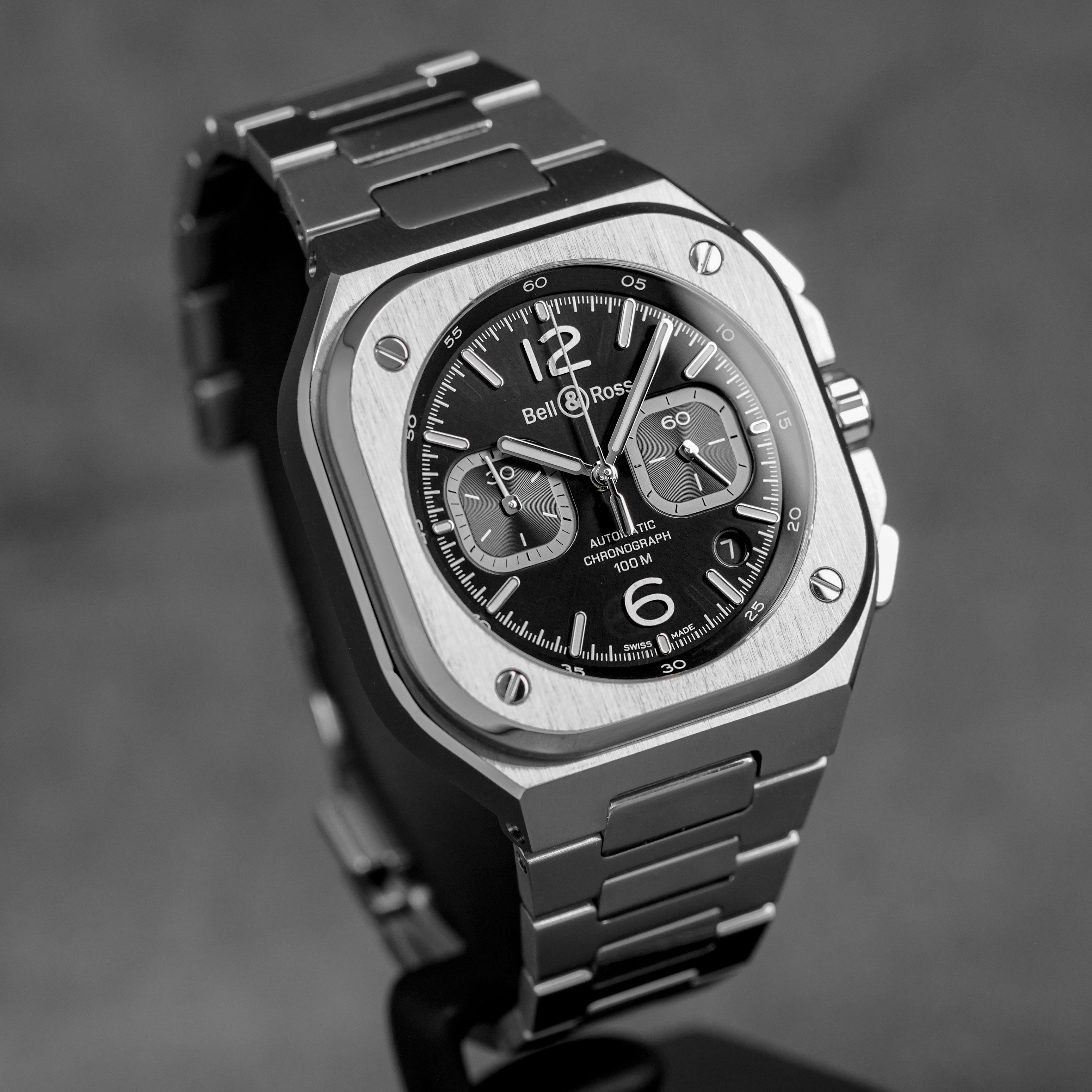 BR-05 CHRONO BLACK STEEL (2021)