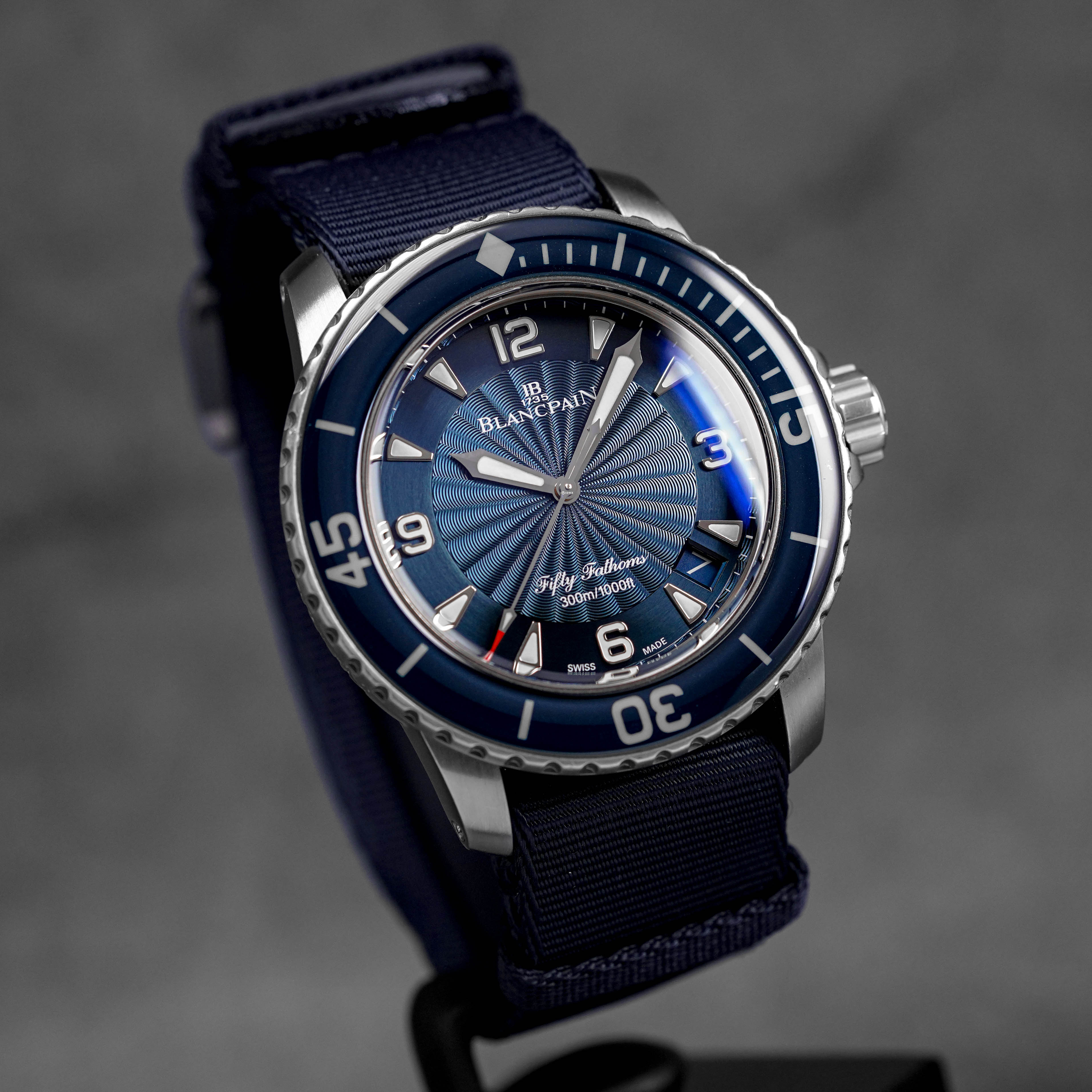 FIFTY FATHOMS AUTOMATIQUE BLUE DIAL (WATCH ONLY)