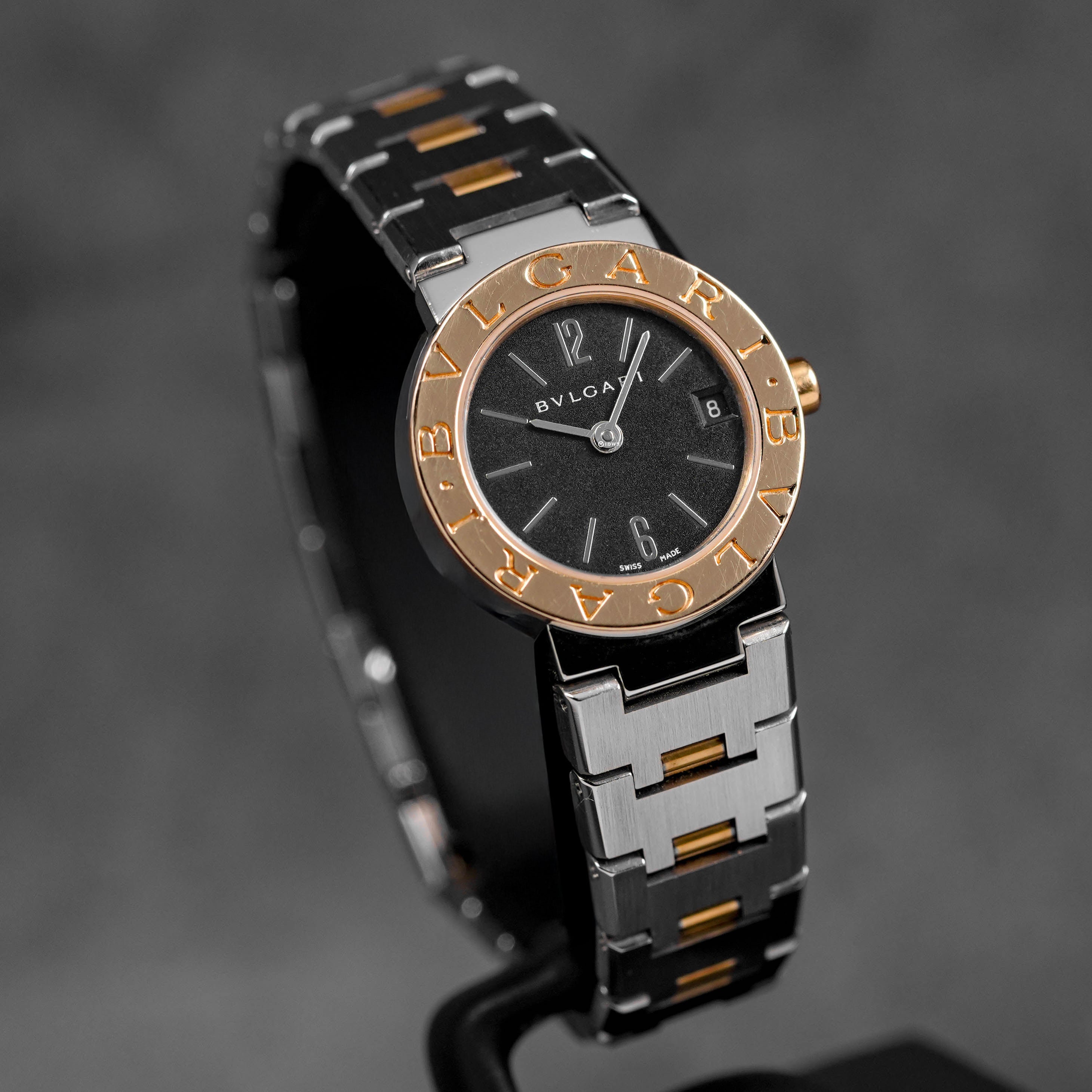 BB LADIES TWOTONE YELLOWGOLD BLACK DIAL (2004)