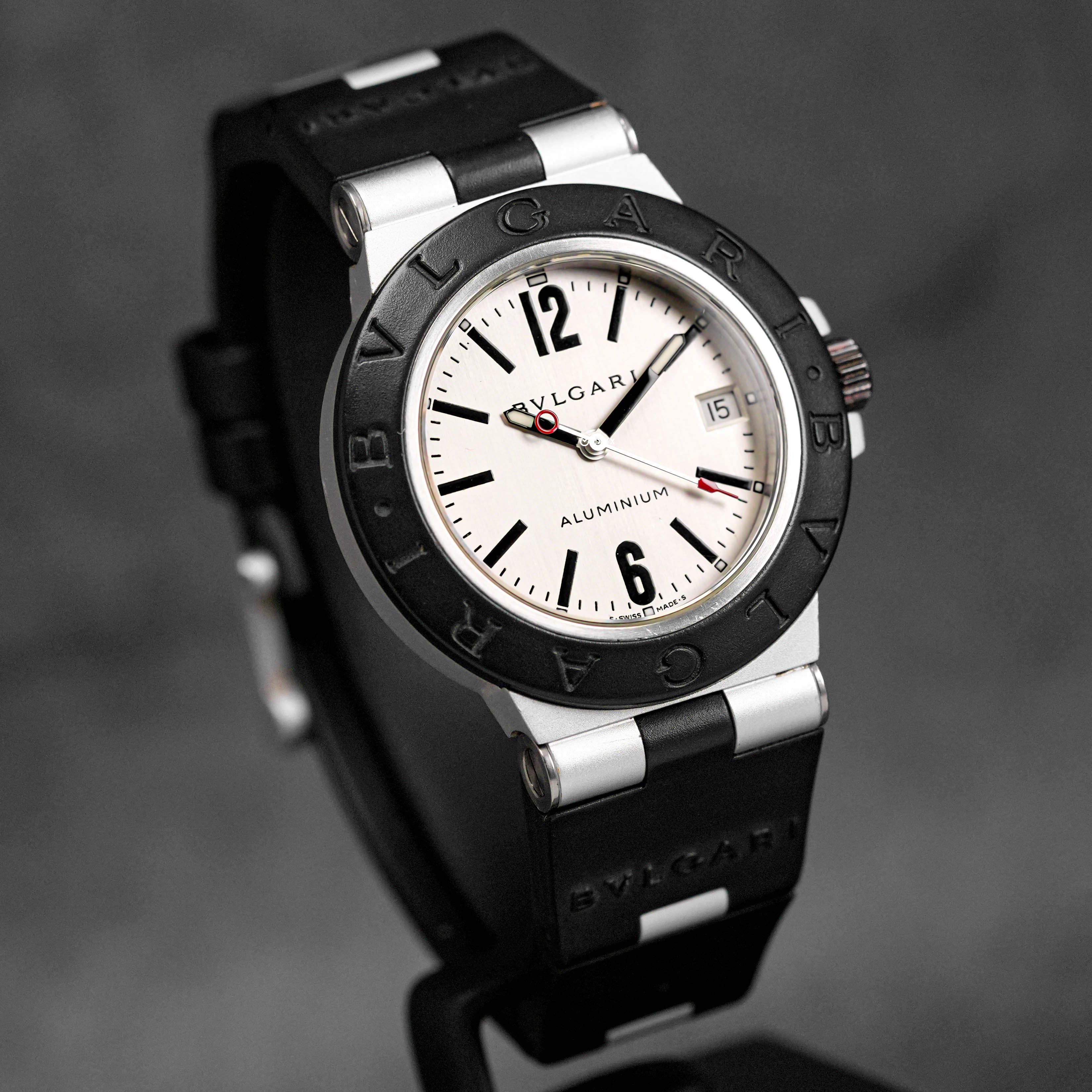 DIAGONO ALUMUNIUM 38MM WHITE DIAL (2001)