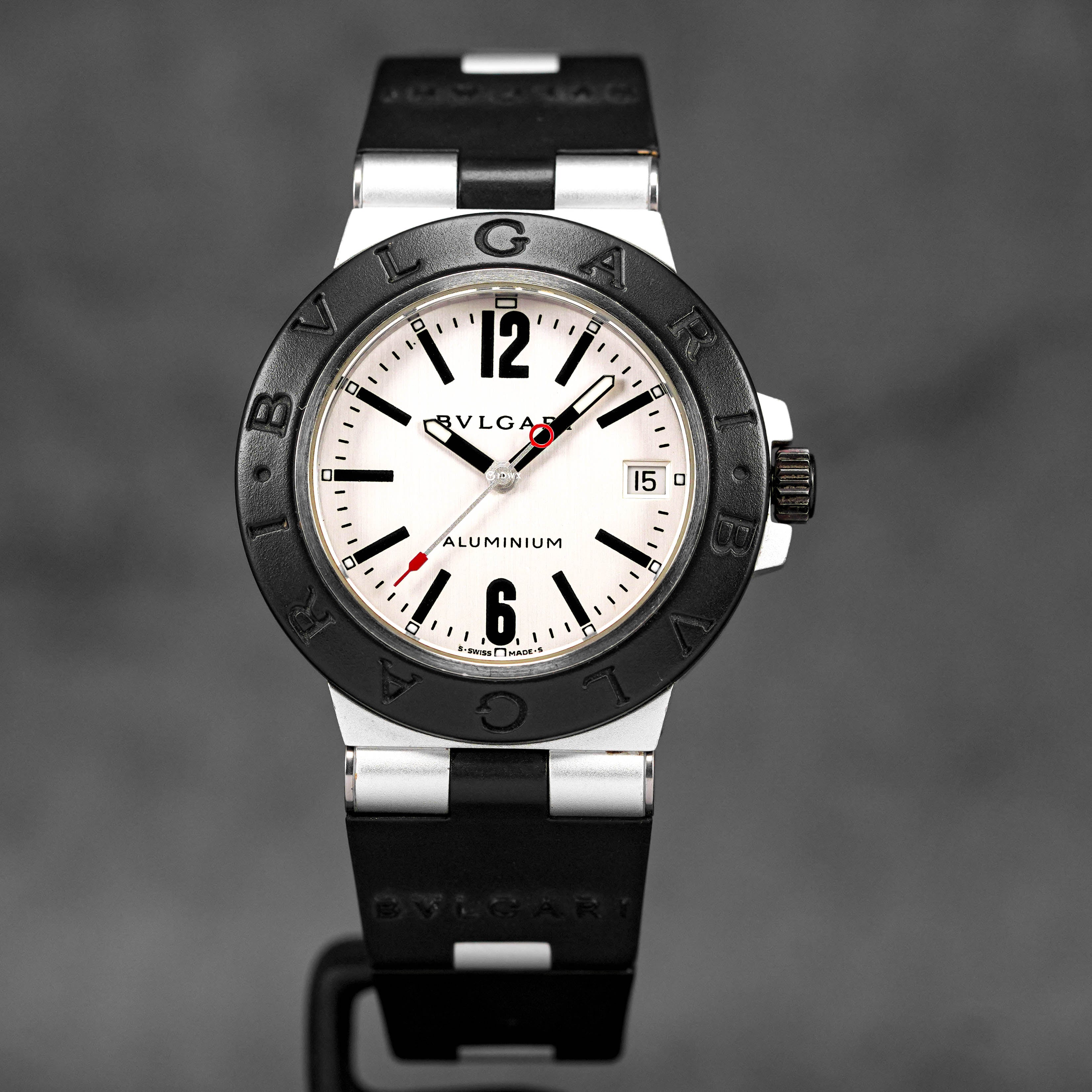 DIAGONO ALUMUNIUM 38MM WHITE DIAL (2001)
