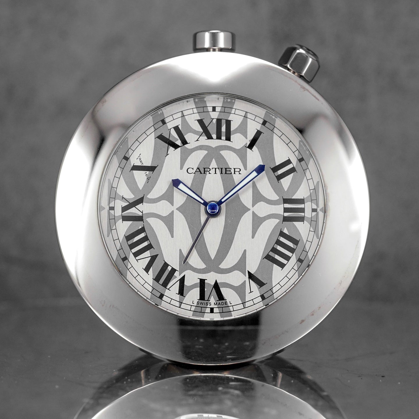 C TRAVEL CLOCK STEEL (WATCH & BOX)