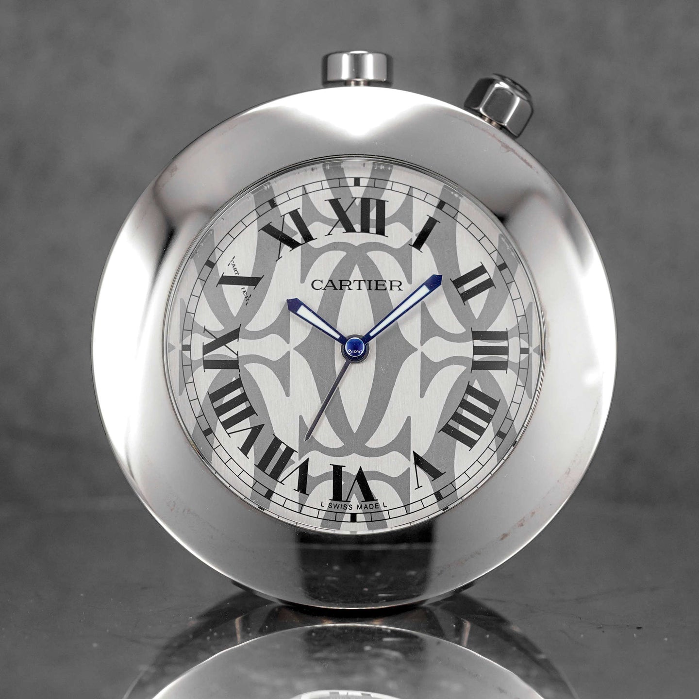 C TRAVEL CLOCK STEEL (WATCH & BOX)