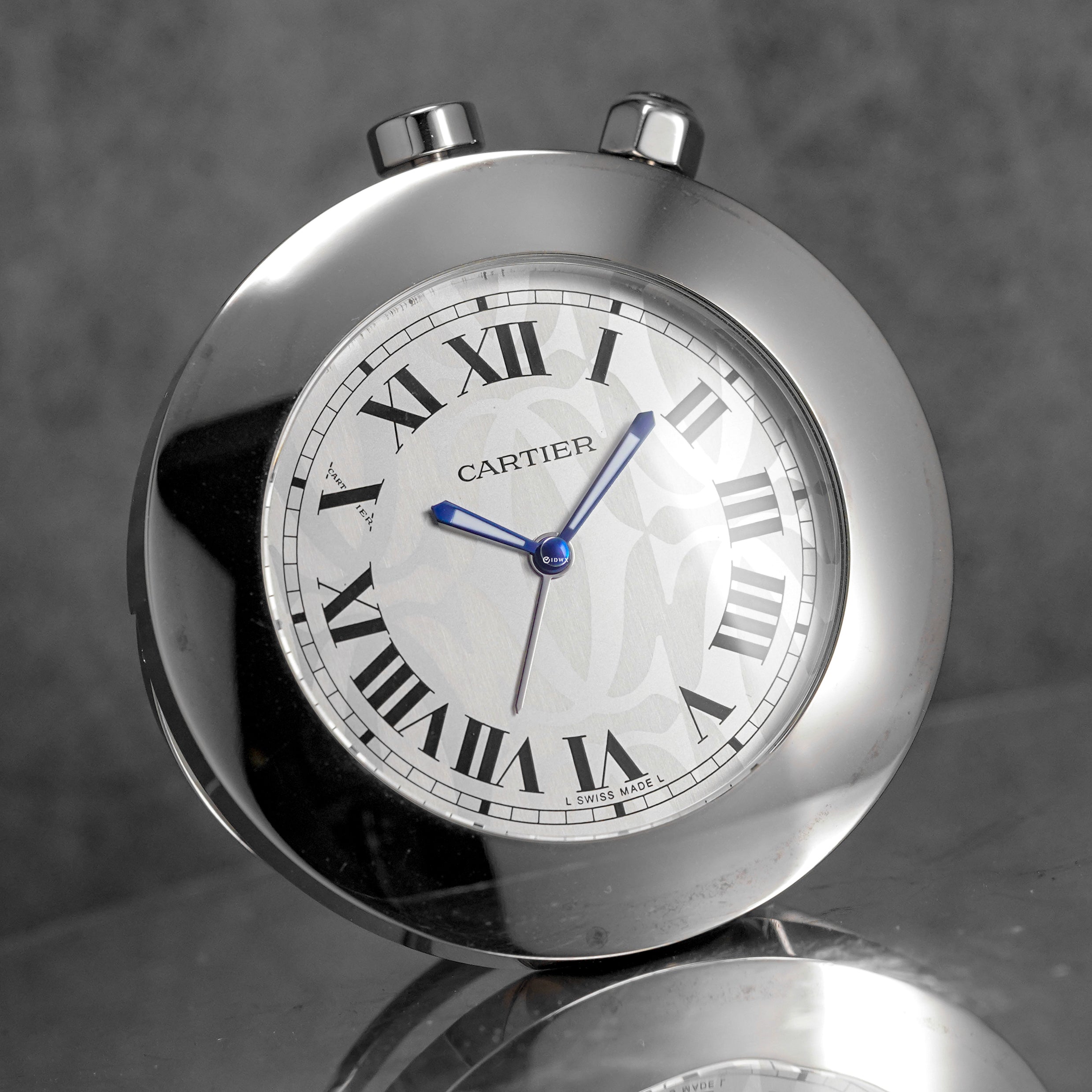 C TRAVEL CLOCK STEEL (WATCH & BOX)