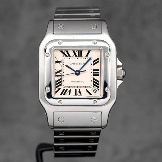 SANTOS GALBEE AUTOMATIC WHITE DIAL (WATCH ONLY)