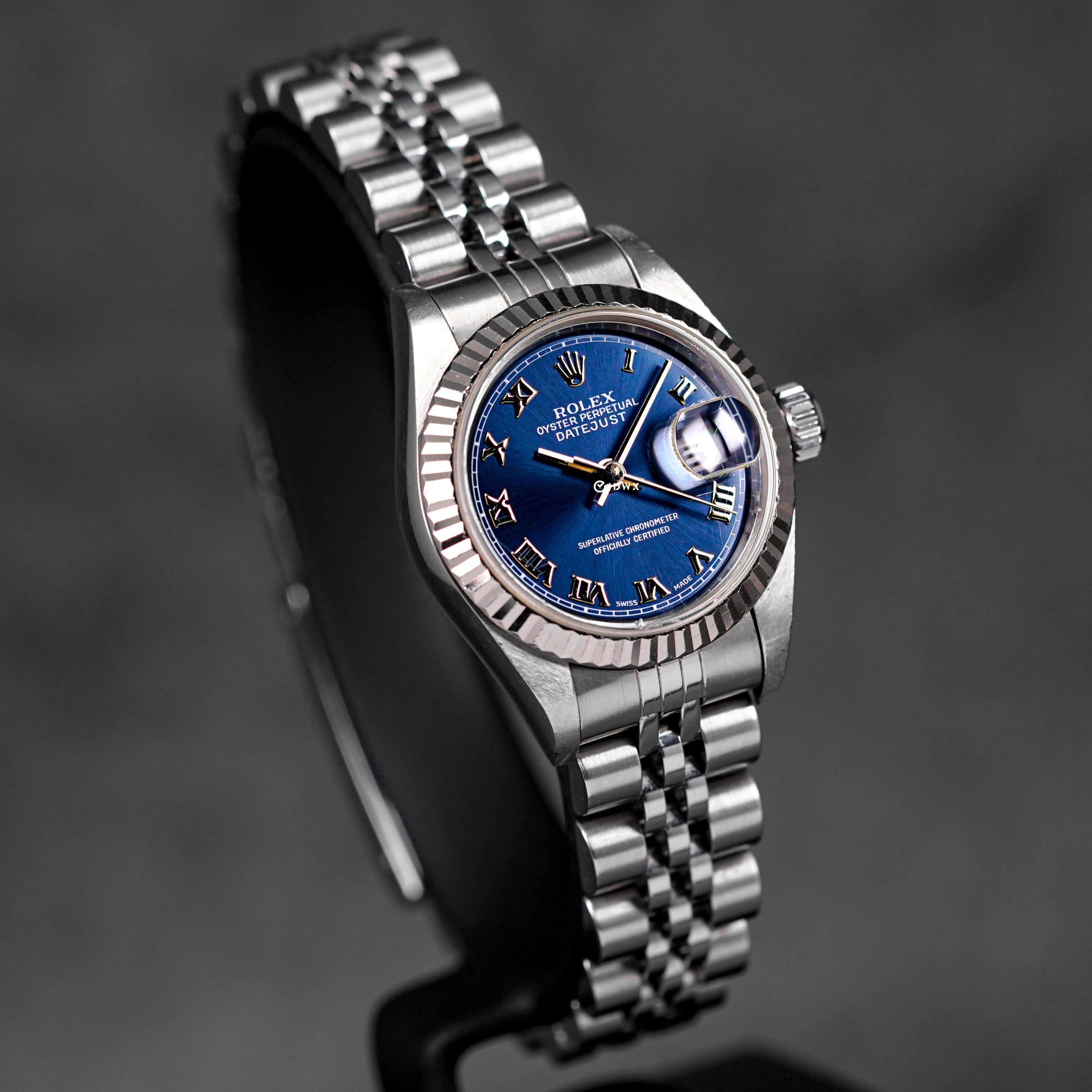 DATEJUST 26MM BLUE ROMAN DIAL (WATCH ONLY)