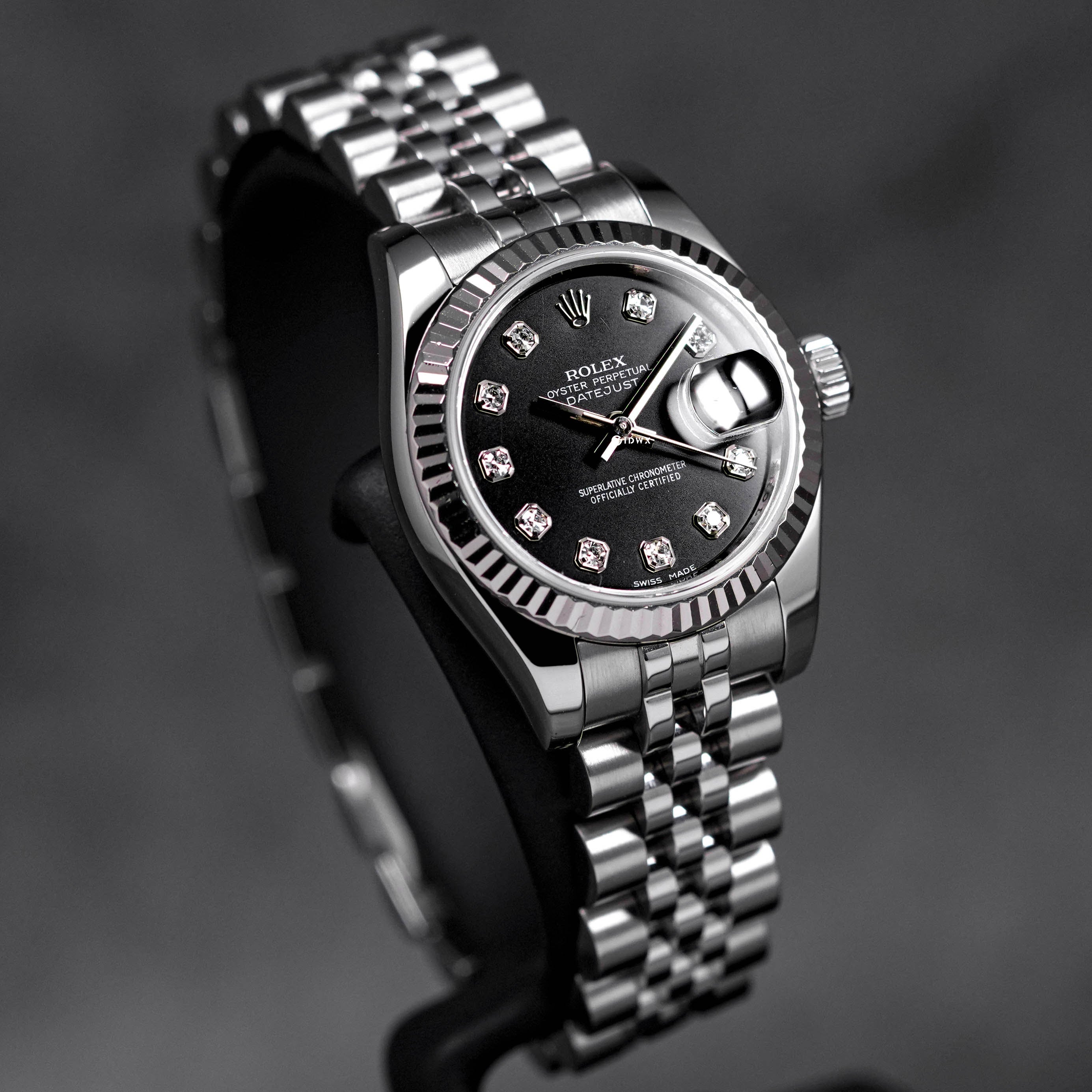 DATEJUST 26MM BLACK DIAMOND DIAL (2009)