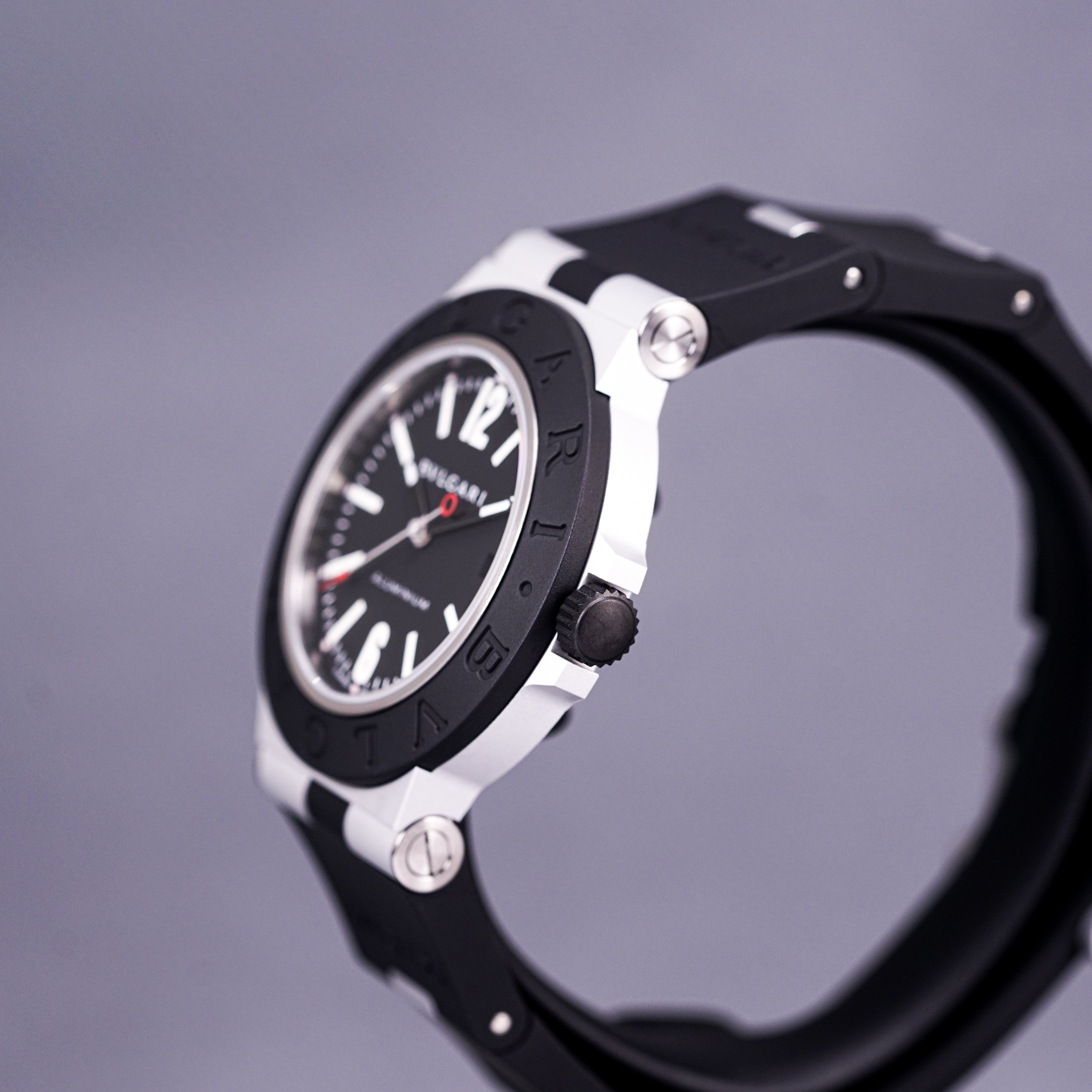 ALUMUNIUM 40MM BLACK DIAL