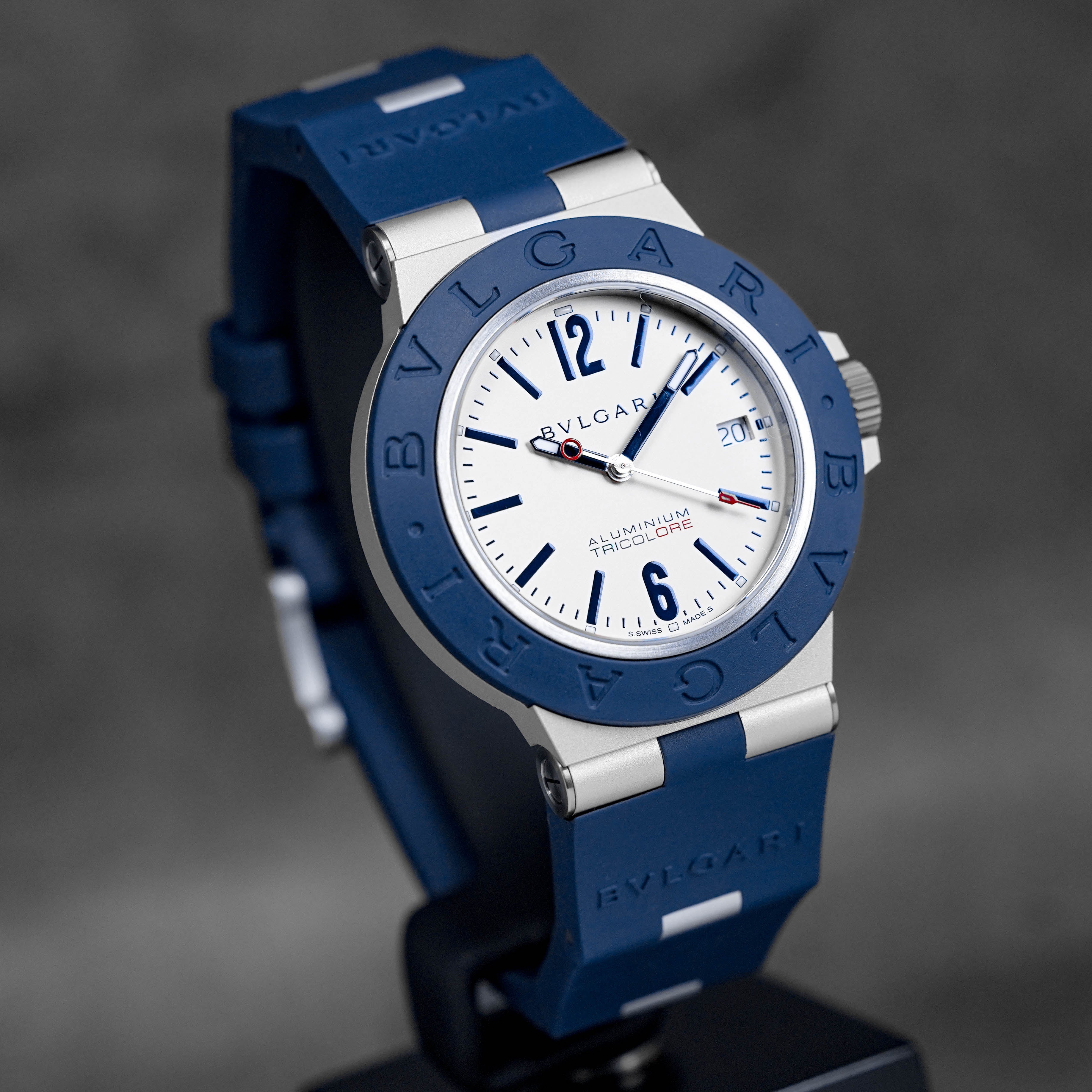 DIAGONO ALUMUNIUM 40MM 'ITALIA TRICOLORE' LIMITED EDITION (WATCH & BOX)