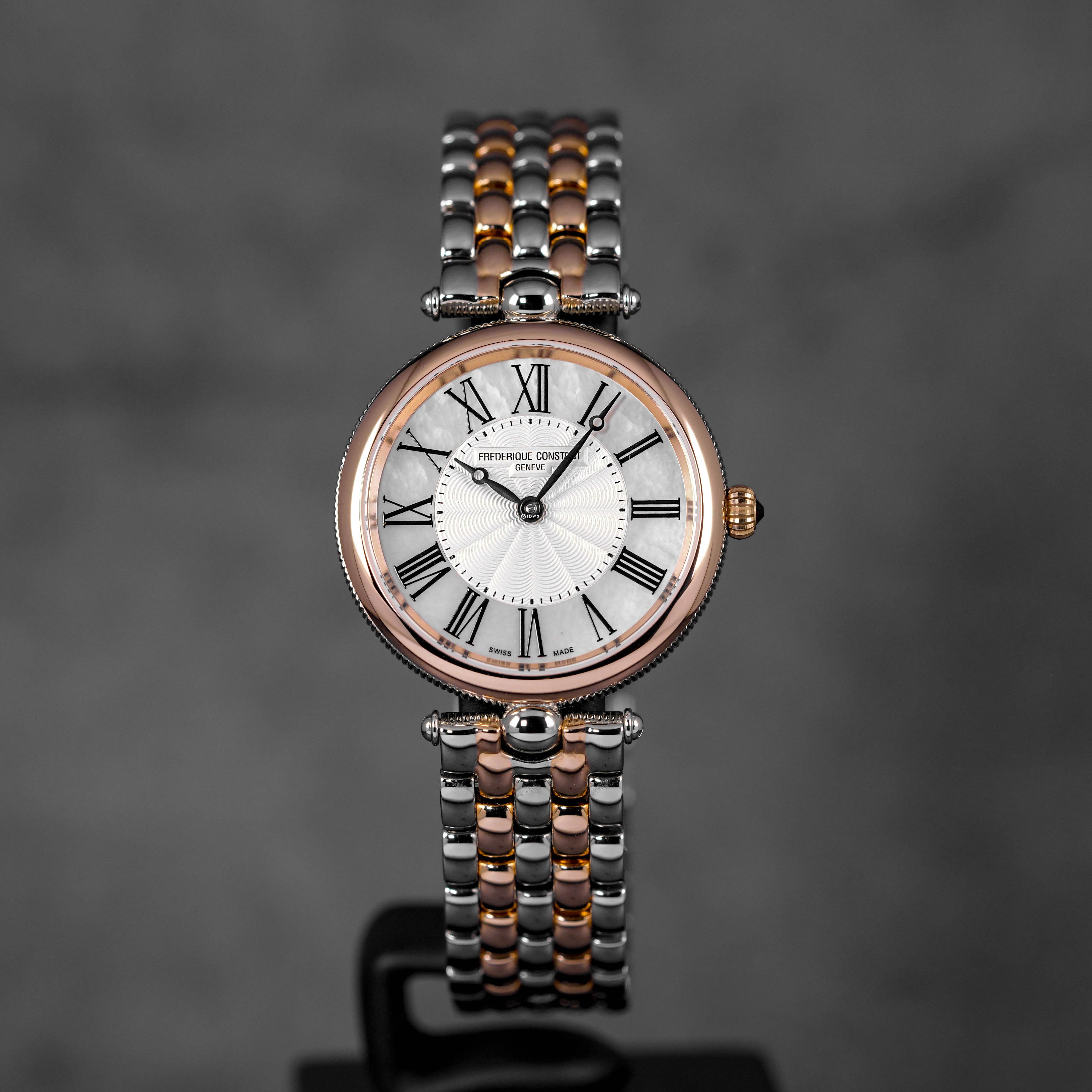 CLASSICS ART DECO ROUND TWOTONE ROSEGOLD-PLATED STEEL MOP DIAL (2025)