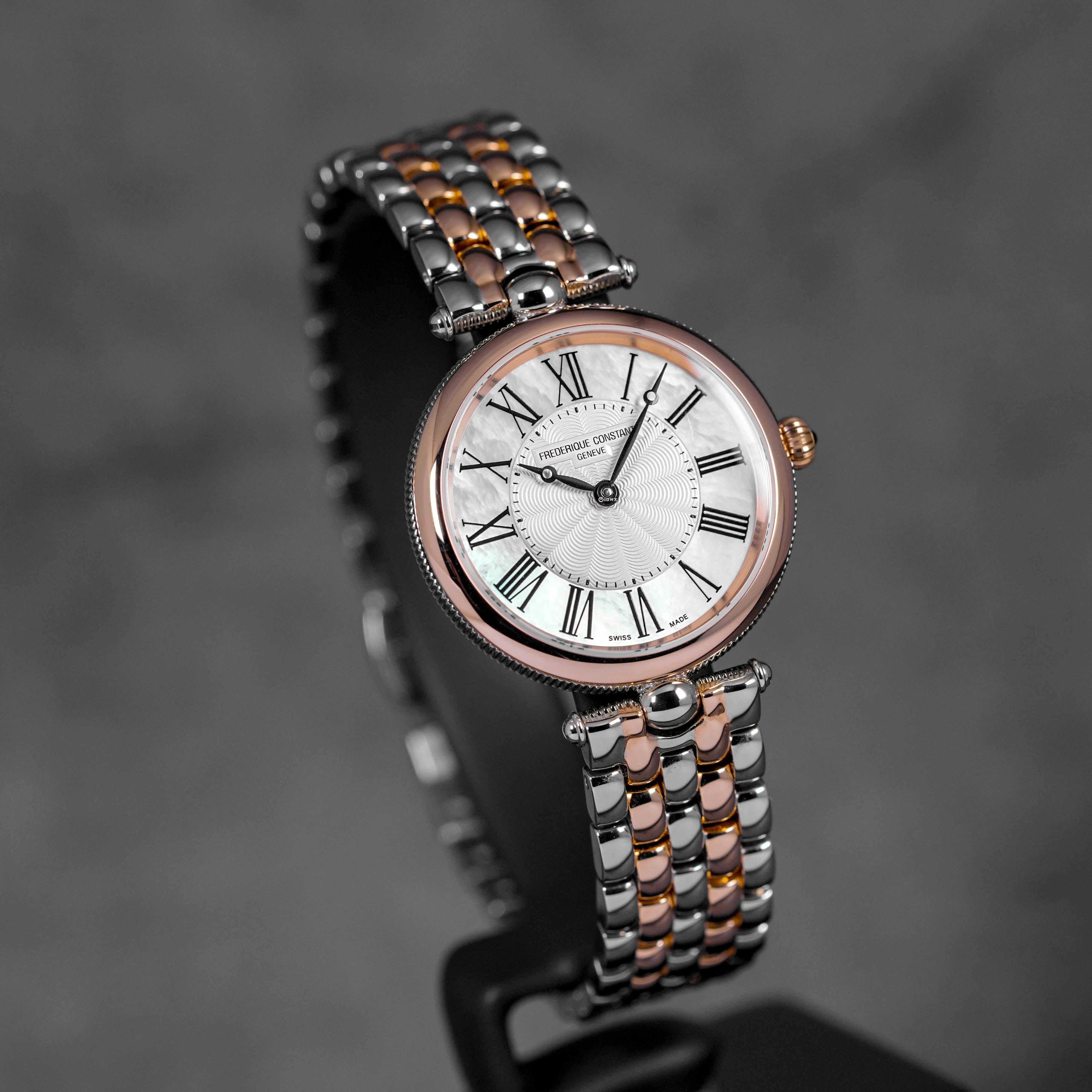 CLASSICS ART DECO ROUND TWOTONE ROSEGOLD-PLATED STEEL MOP DIAL (2025)