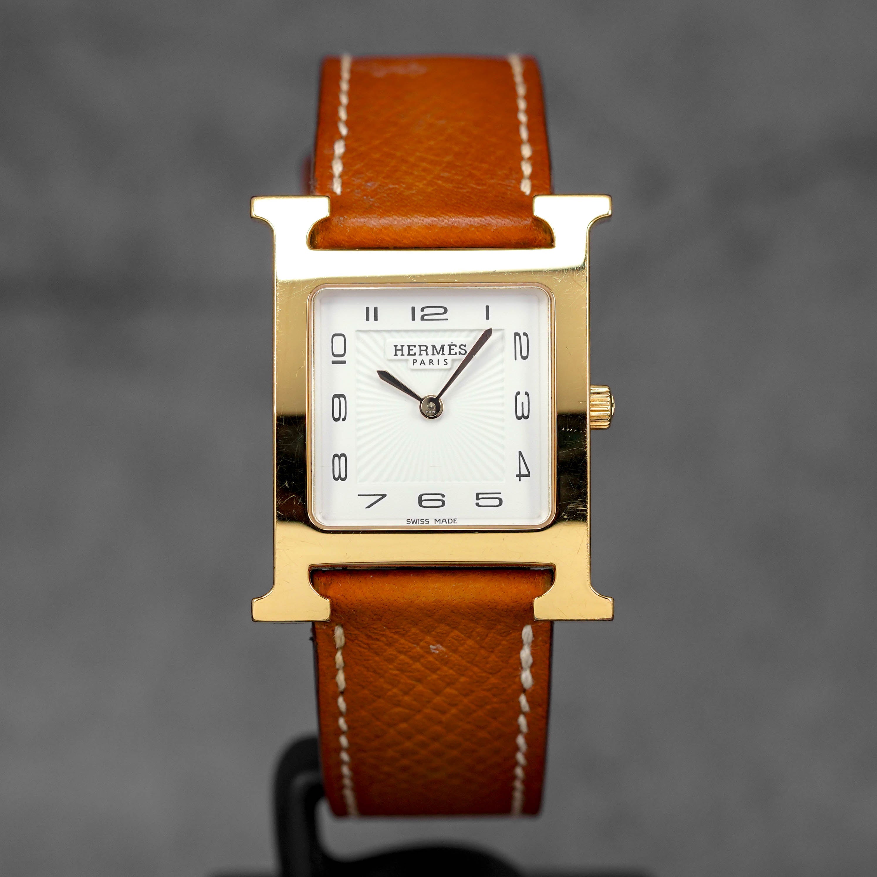 HEURE H LARGE YELLOWGOLD-PLATED STEEL WHITE DIAL (2019)