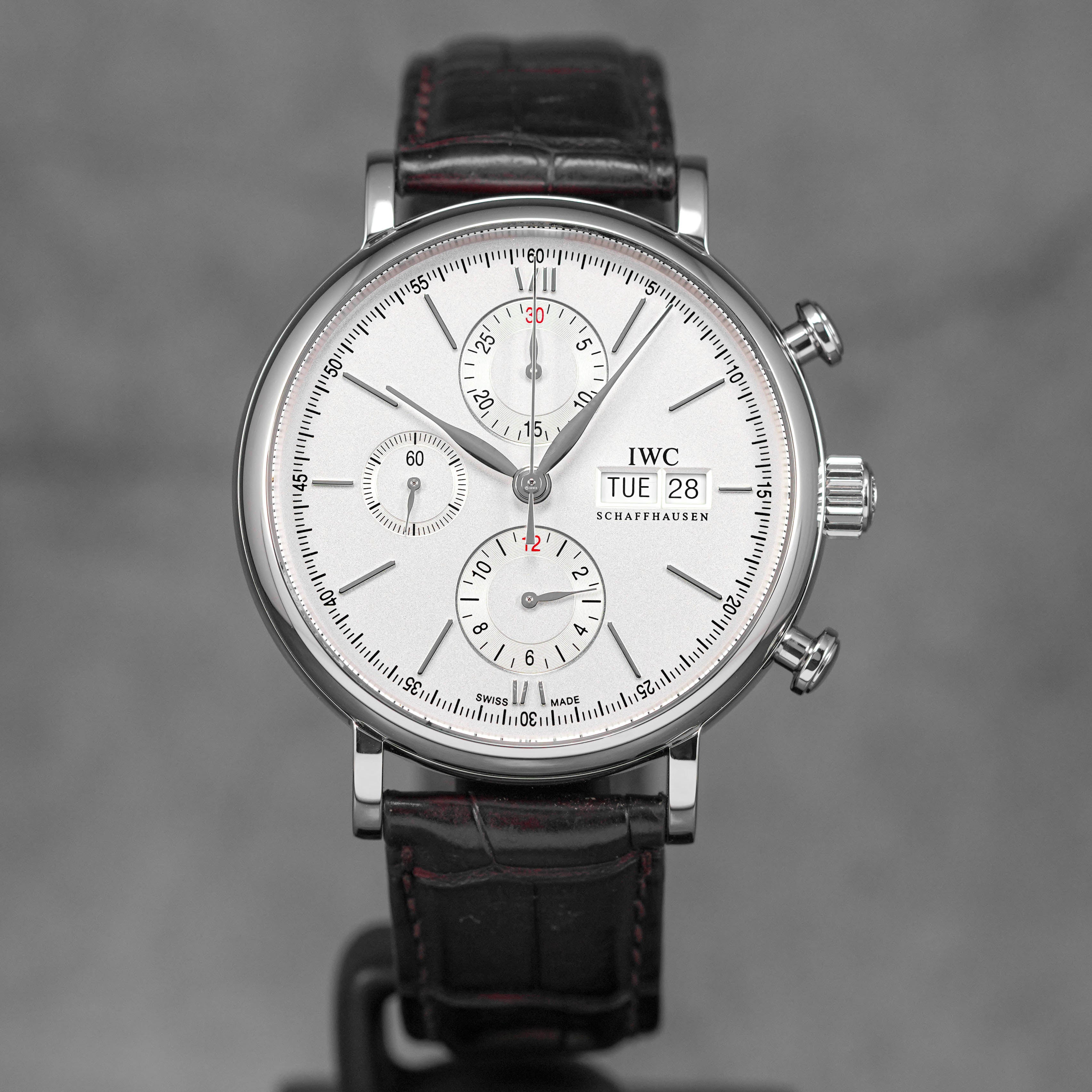 PORTOFINO CHRONOGRAPH DAY-DATE 42MM SILVER DIAL (2015)