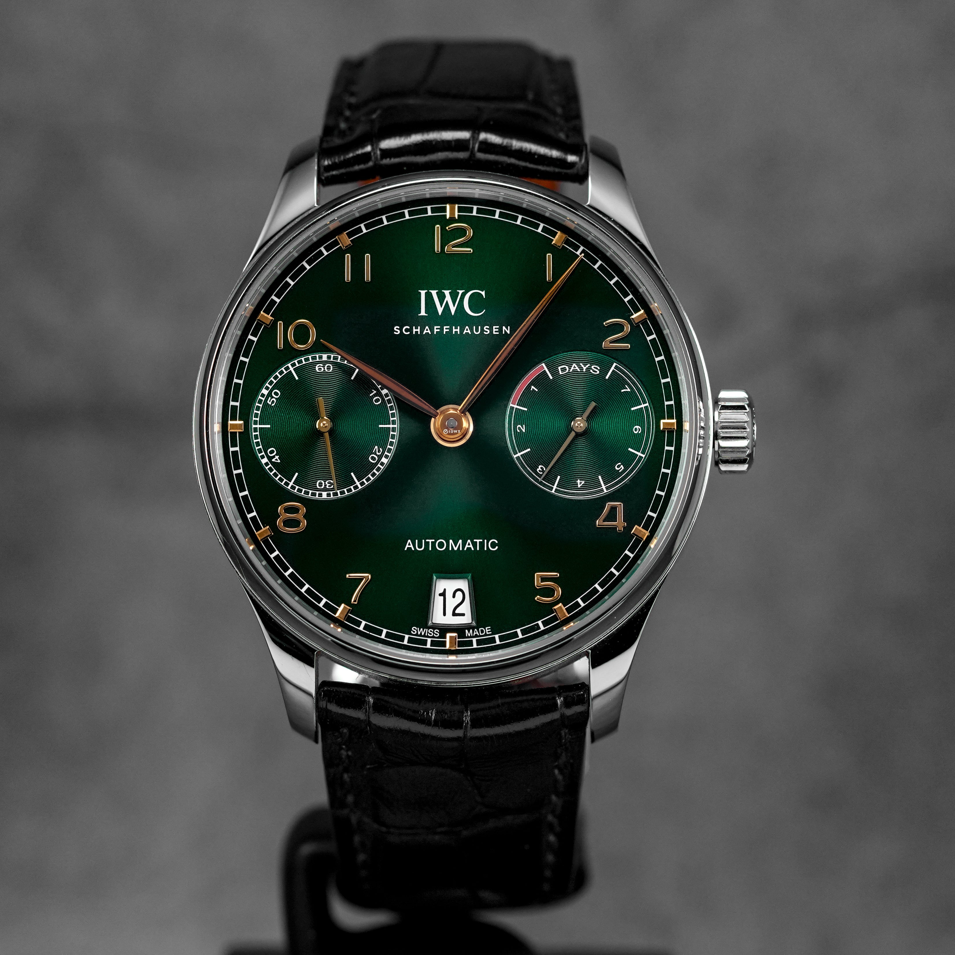 PORTUGIESER 42MM 'KUWAIT' GREEN DIAL LIMITED EDITION (WATCH & BOX)