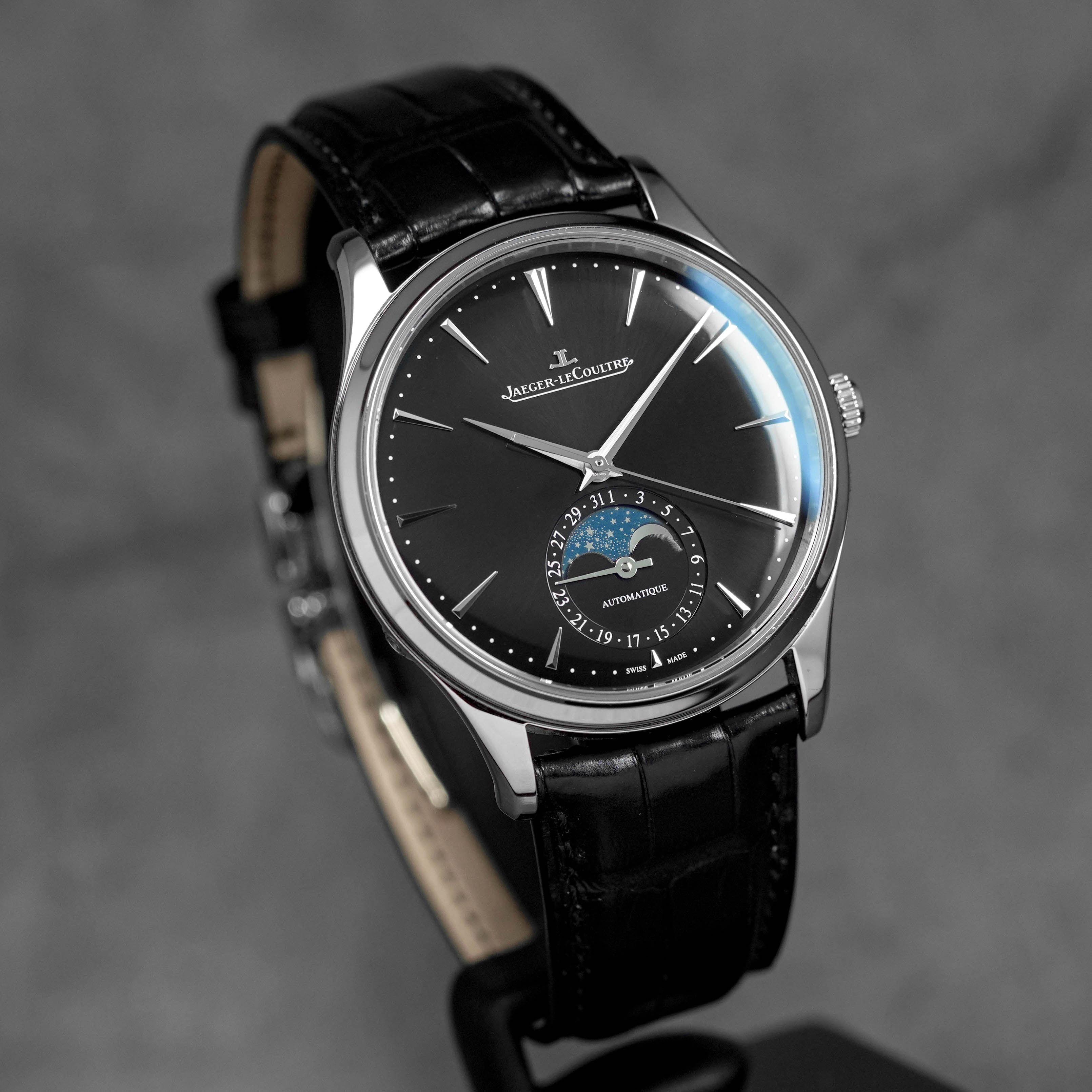 MASTER ULTRA THIN MOONPHASE BLACK DIAL (2023)