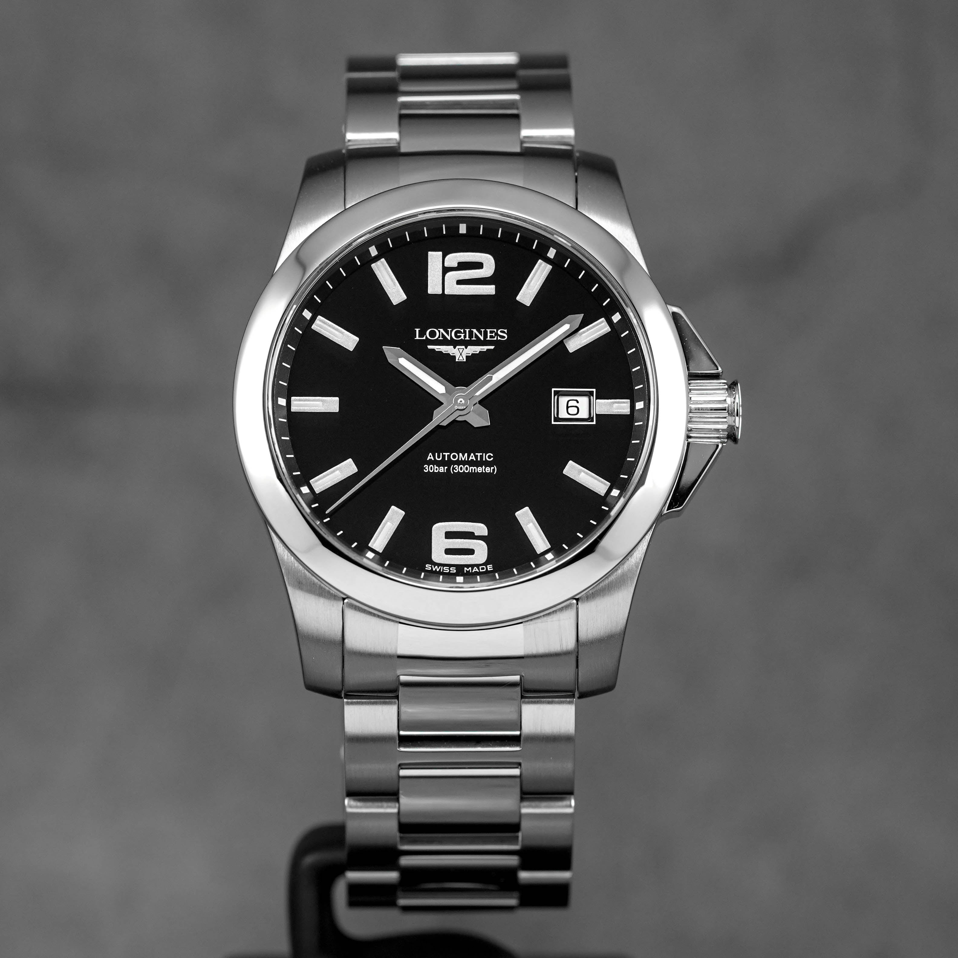 CONQUEST 41MM BLACK DIAL (2019)