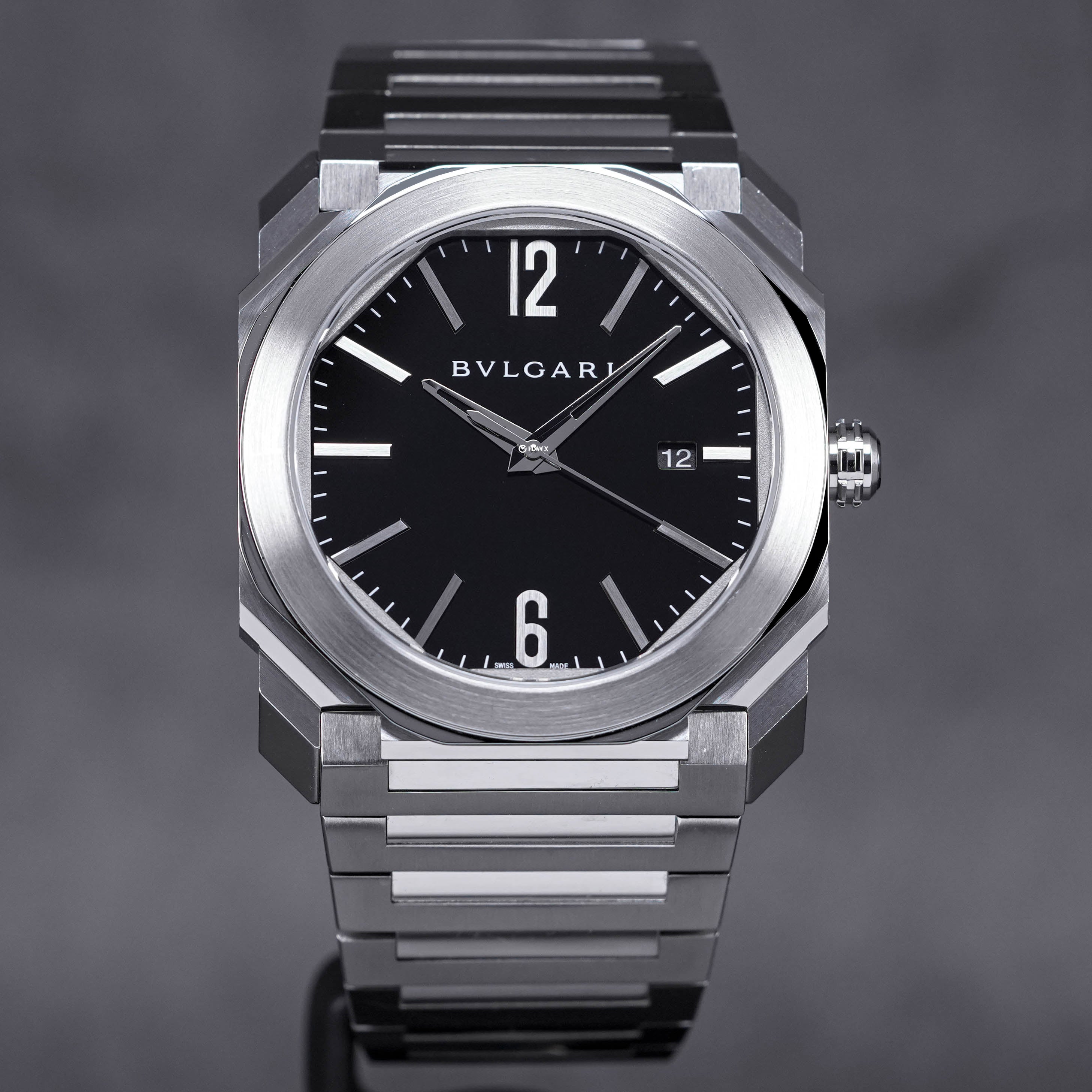 OCTO SOLOTEMPO STEEL BLACK DIAL (2018)