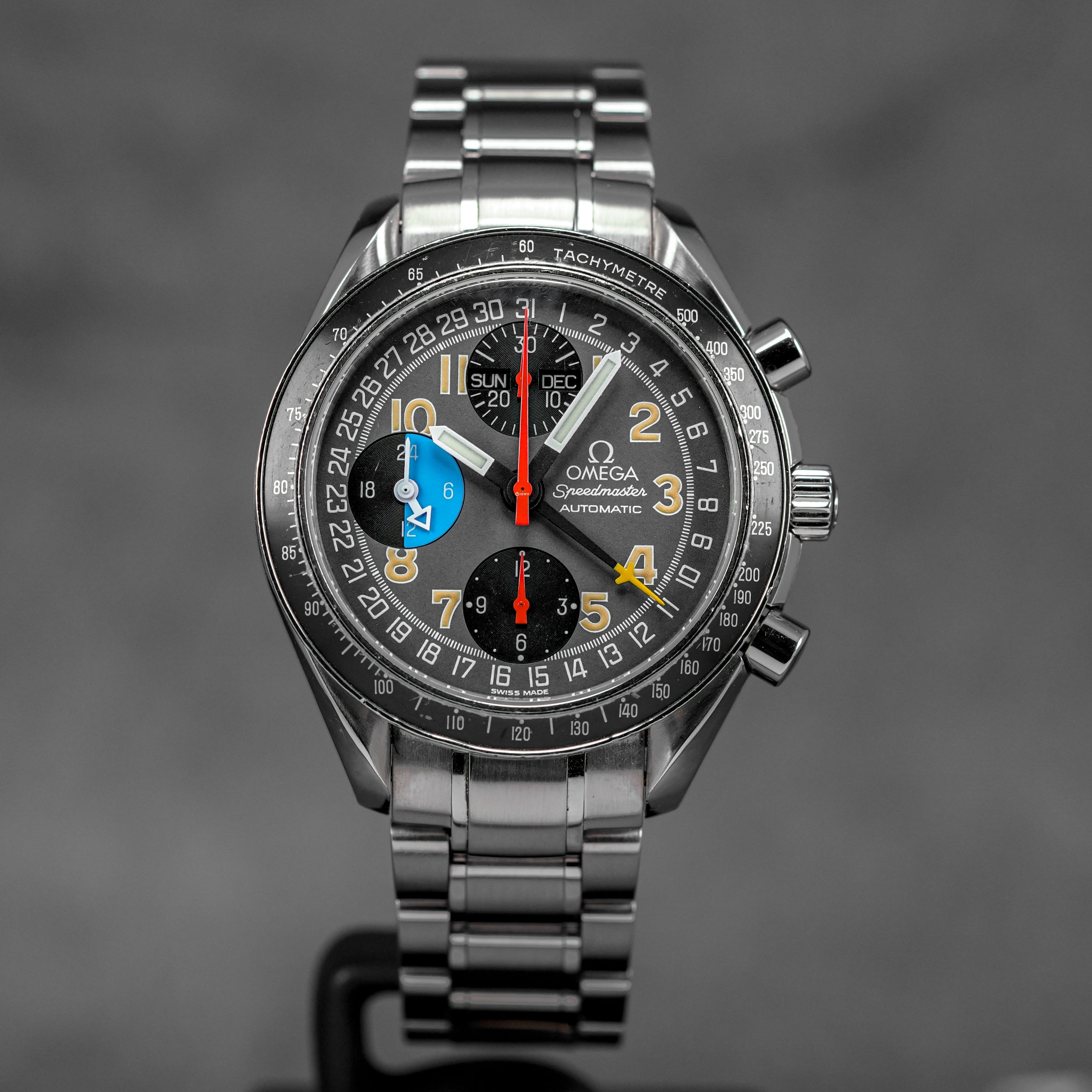 SPEEDMASTER TRIPLE CALENDAR CHRONOGRAPH MK40 GREY DIAL (1997)