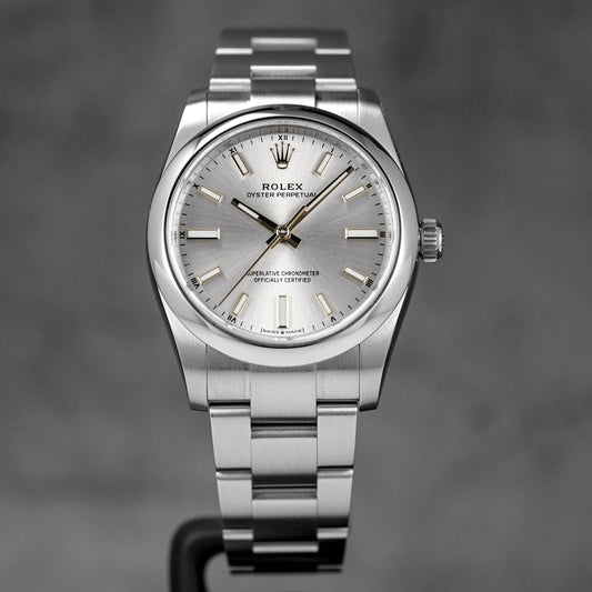 OYSTER PERPETUAL 34MM SILVER DIAL (2024)