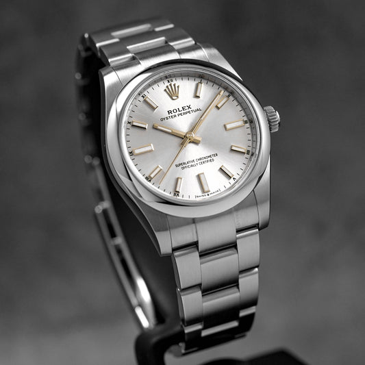 OYSTER PERPETUAL 34MM SILVER DIAL (2024)