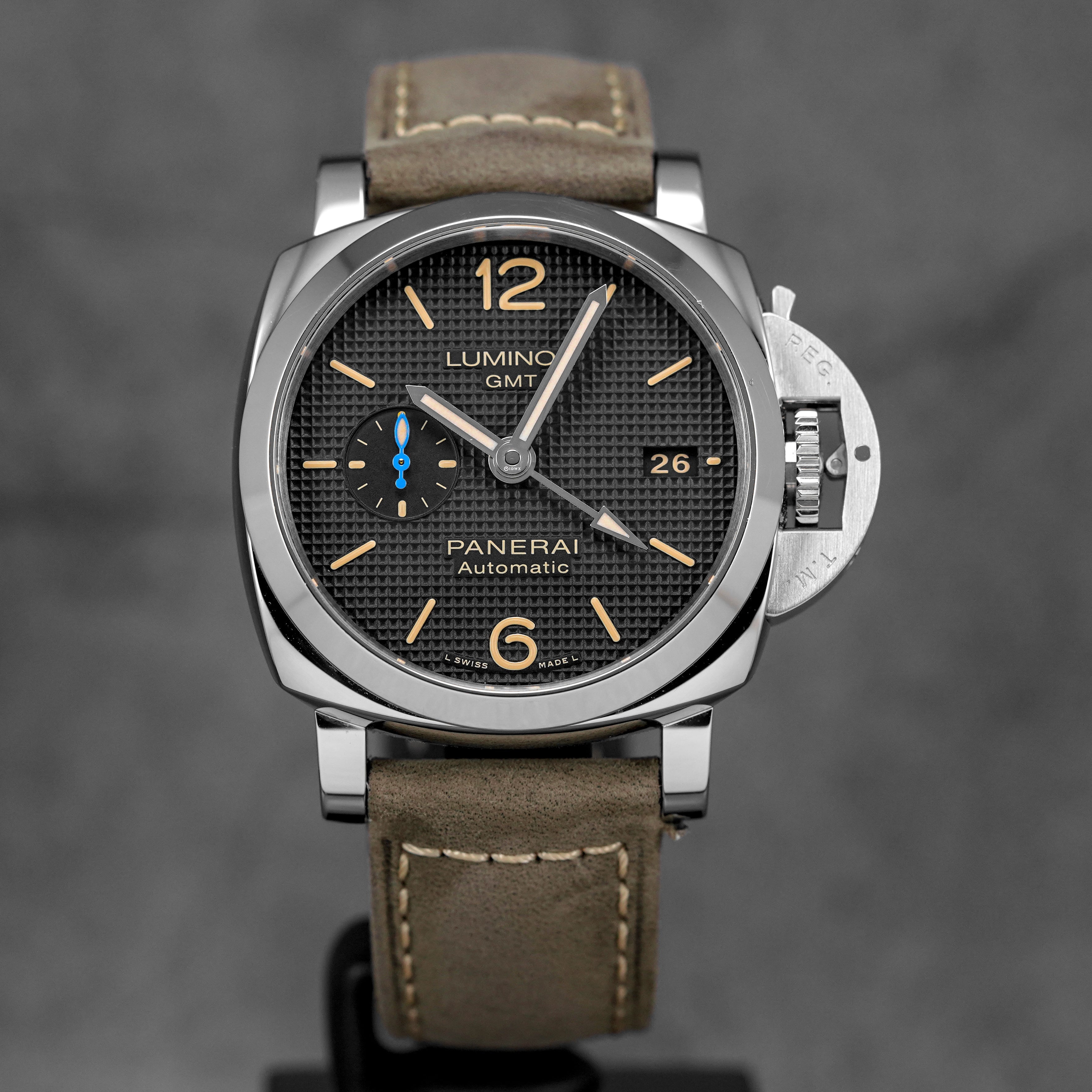 LUMINOR 1950 3 DAYS GMT 42MM BLACK DIAL PAM 1535 (2019)