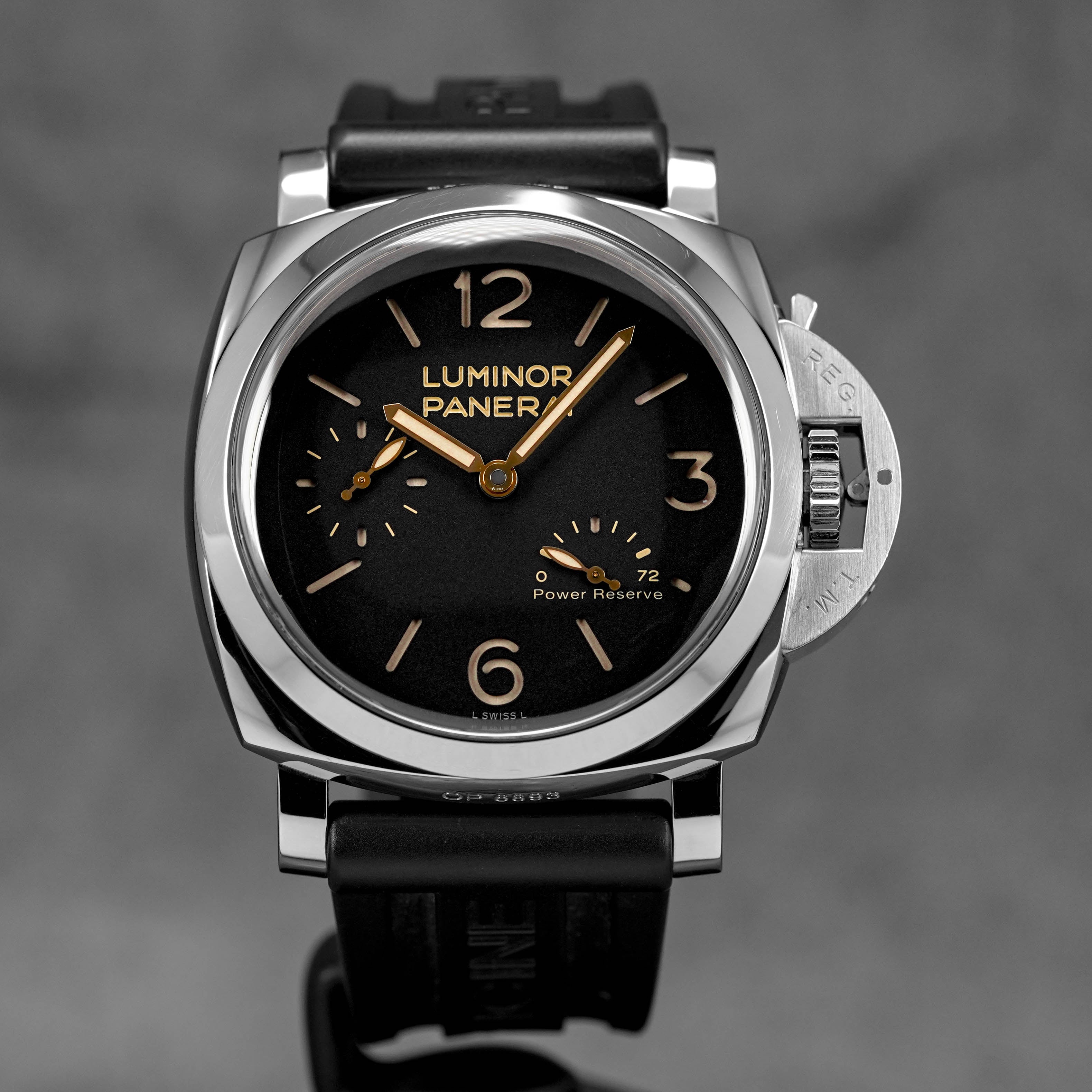 LUMINOR 1950 3 DAYS POWER RESERVE 47MM BLACK DIAL PAM 423 (2016)