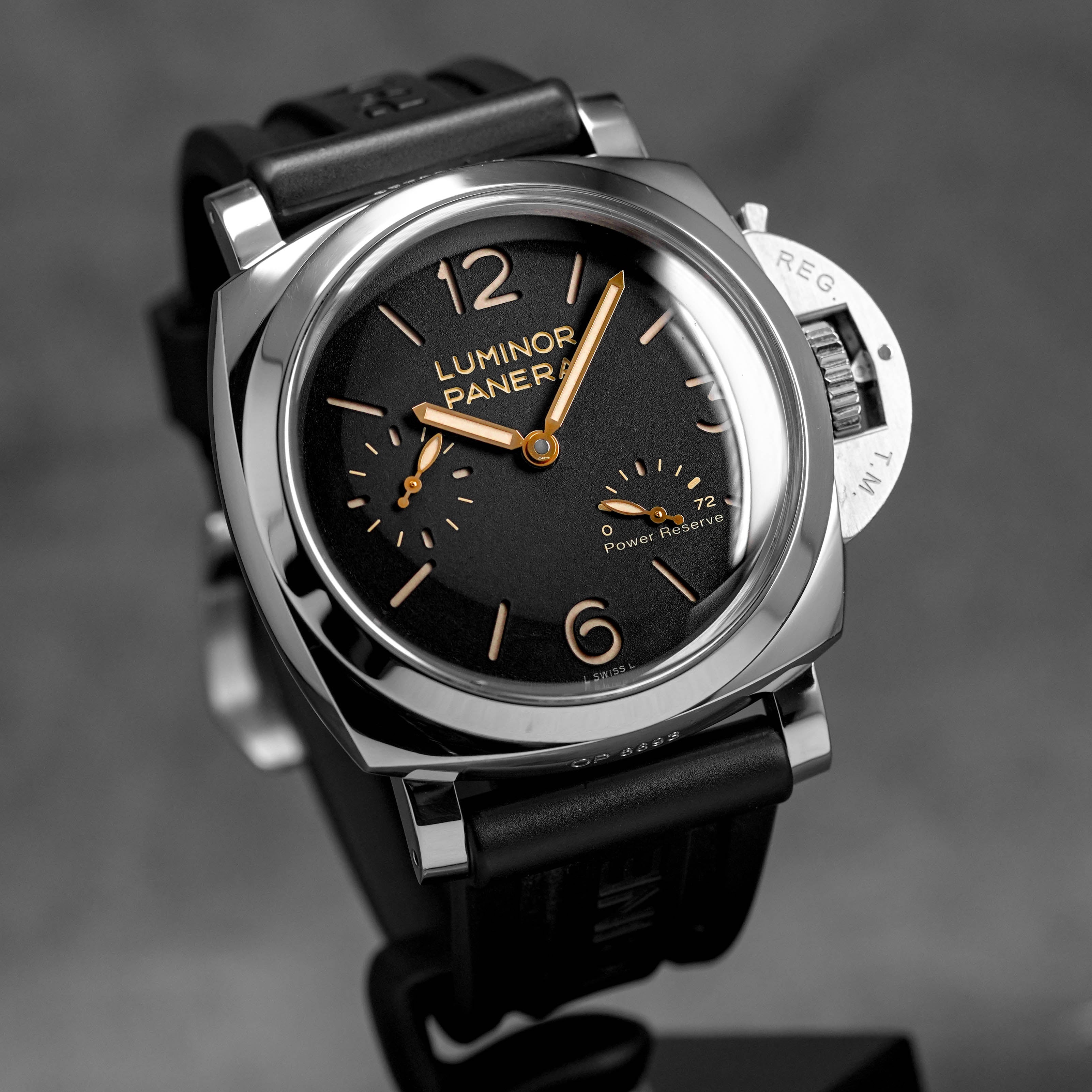 LUMINOR 1950 3 DAYS POWER RESERVE 47MM BLACK DIAL PAM 423 (2016)