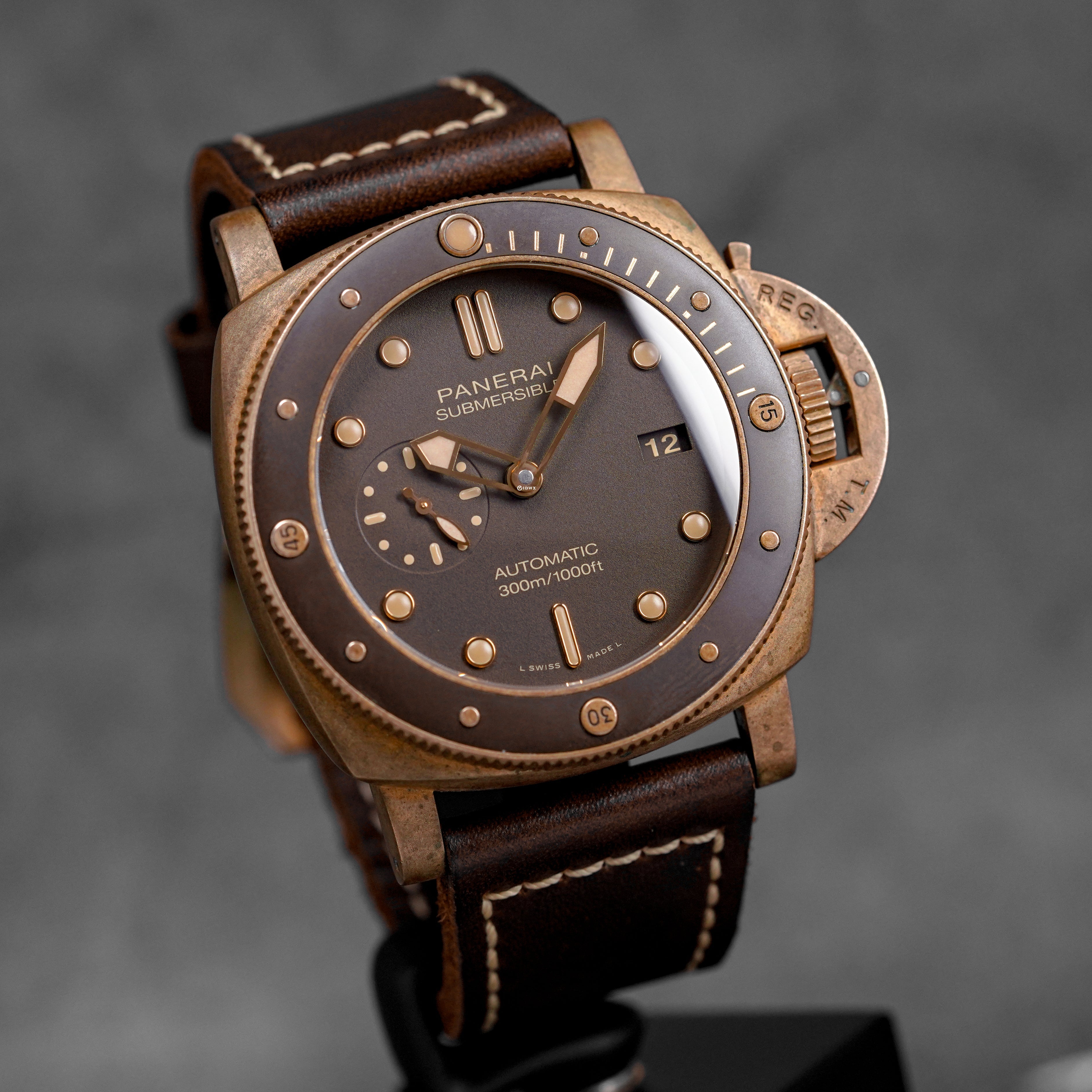 SUBMERSIBLE BRONZO 47MM BROWN DIAL PAM 968 (2020)
