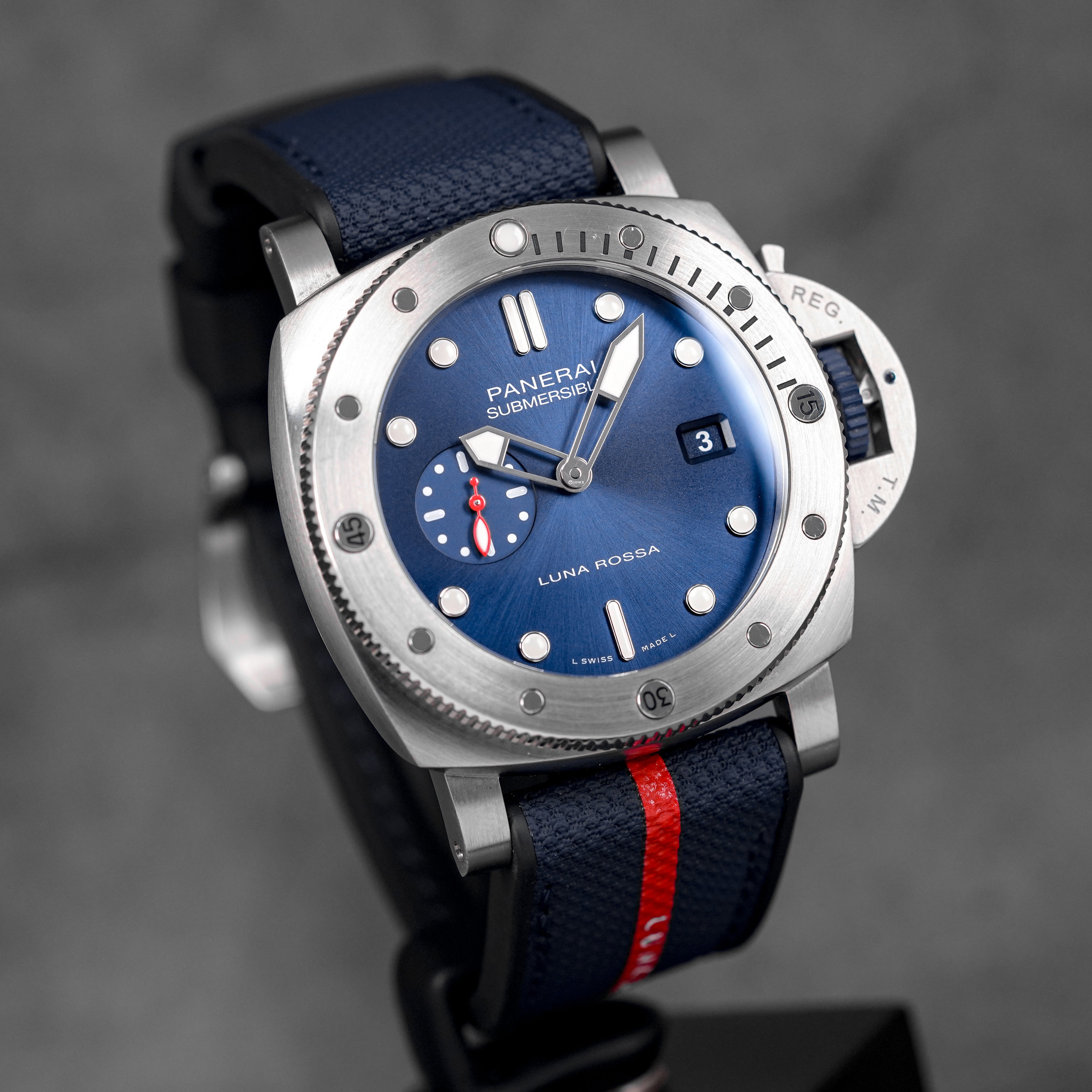 SUBMERSIBLE QUARANTAQUATTRO LUNA ROSSA 44MM BLUE DIAL PAM 1391 LIMITED EDITION (2022)