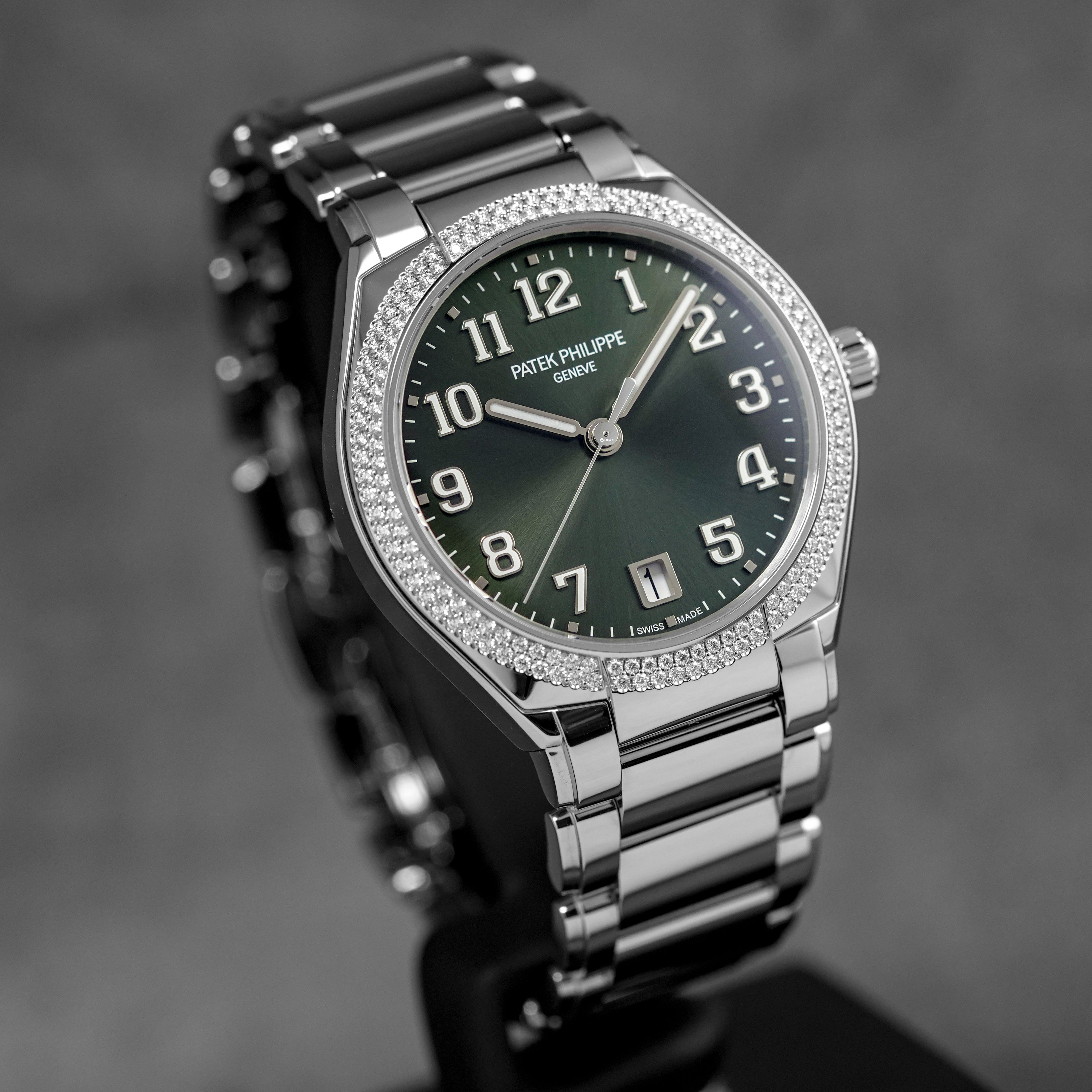 TWENTY~4 7300/1200A OLIVE GREEN DIAL DIAMOND BEZEL (2023)