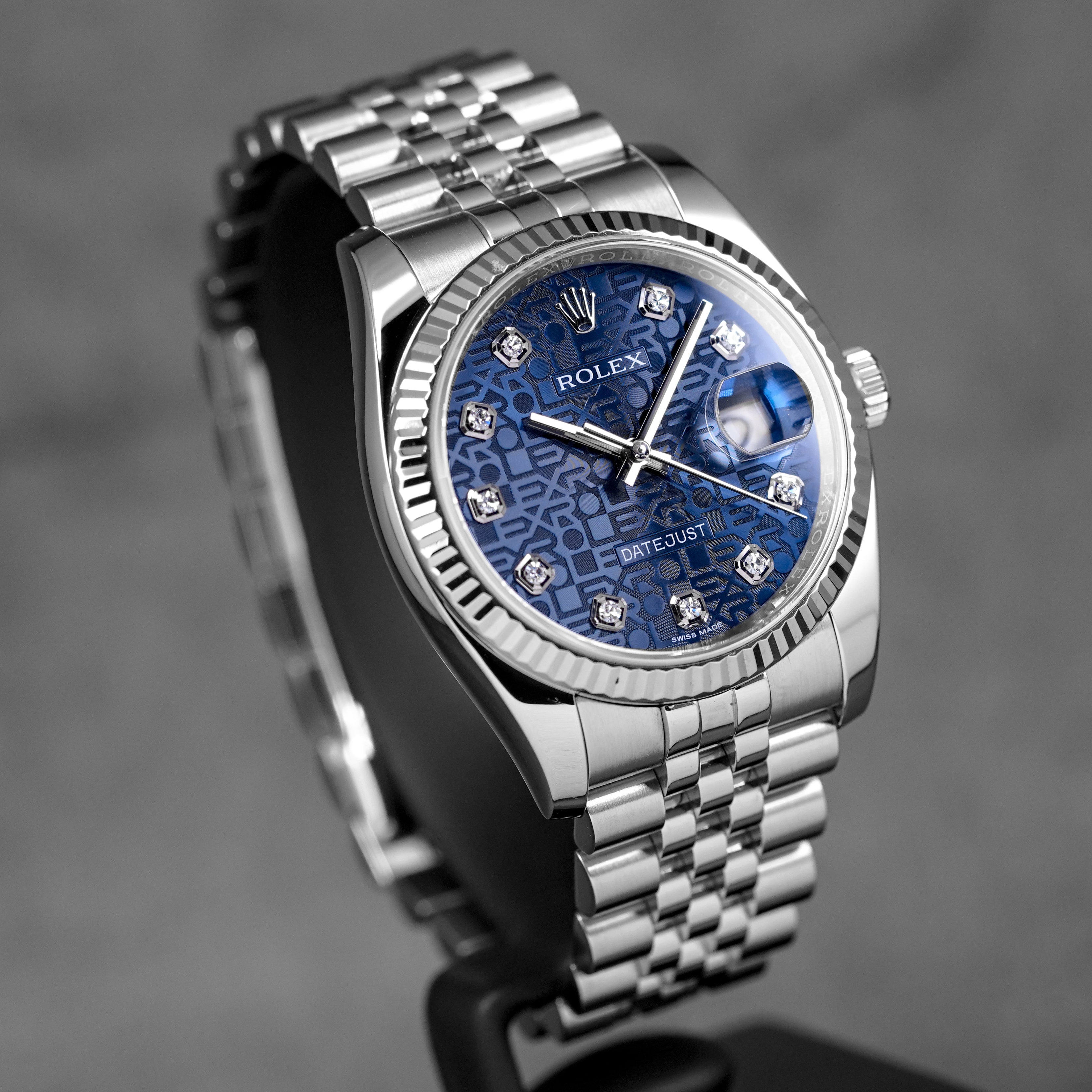 DATEJUST 36MM BLUE COMPUTERIZED DIAMOND DIAL (2015)