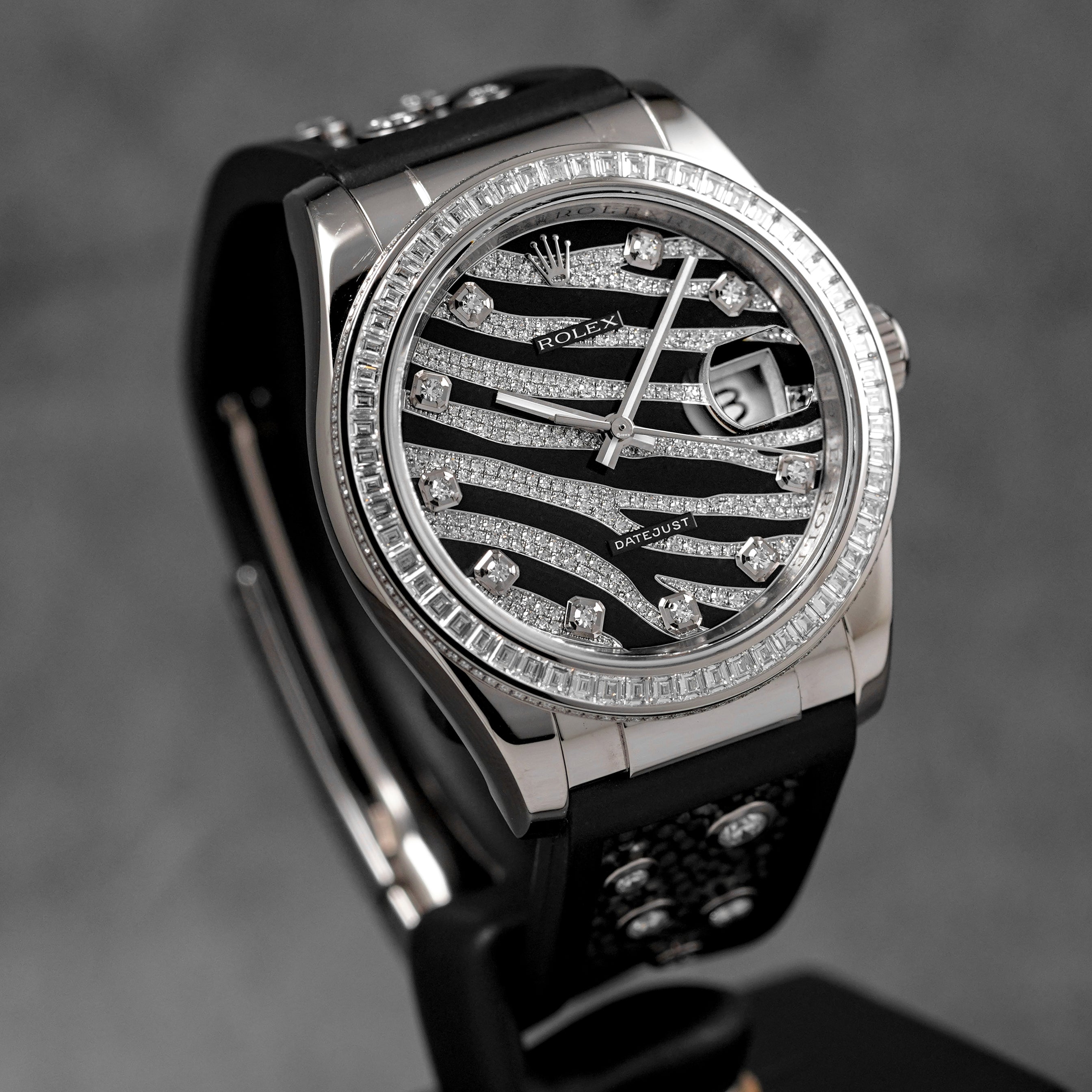 DATEJUST 36MM WHITEGOLD 'ZEBRA' DIAMOND DIAL (2021)