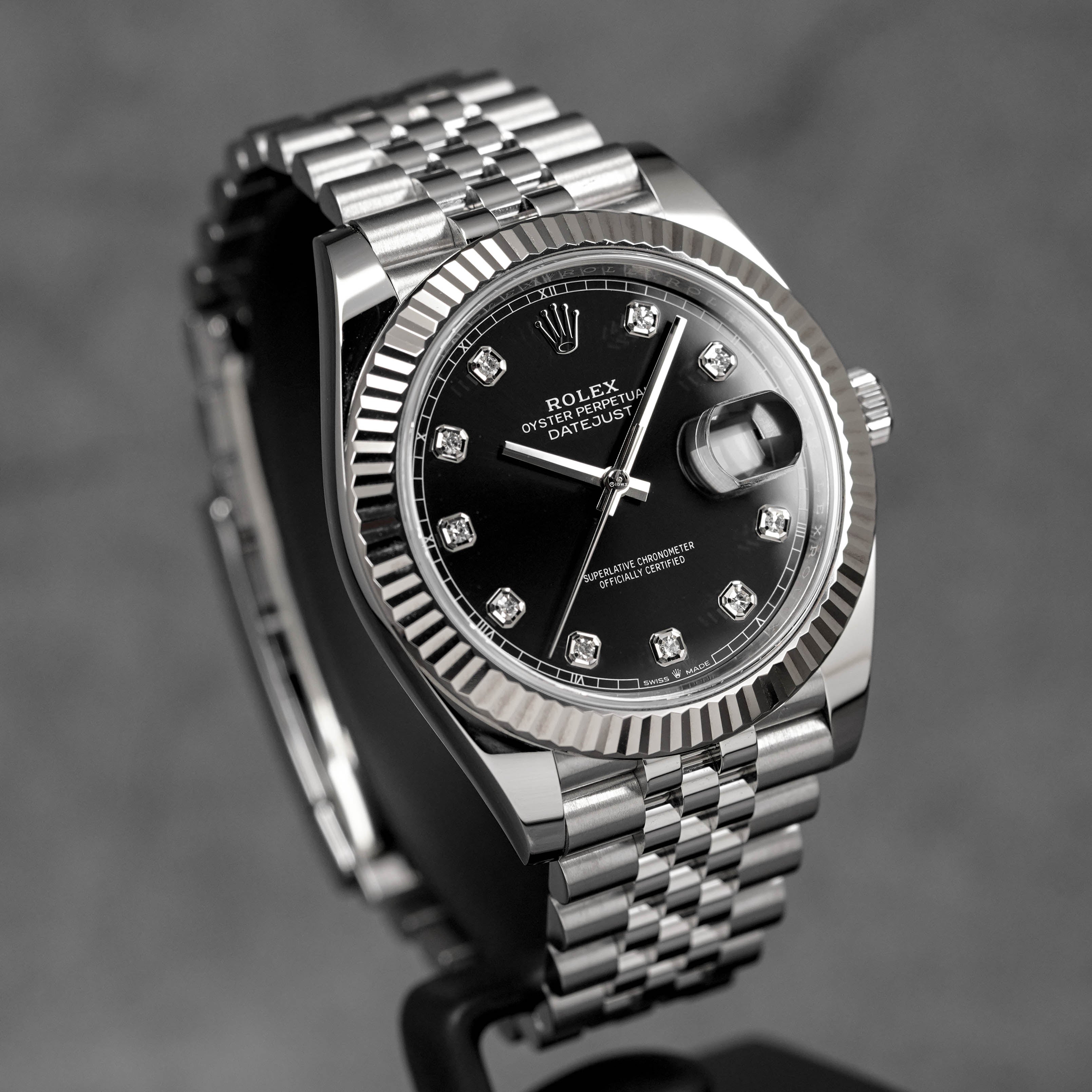 DATEJUST 41MM BLACK DIAMOND DIAL (2020)