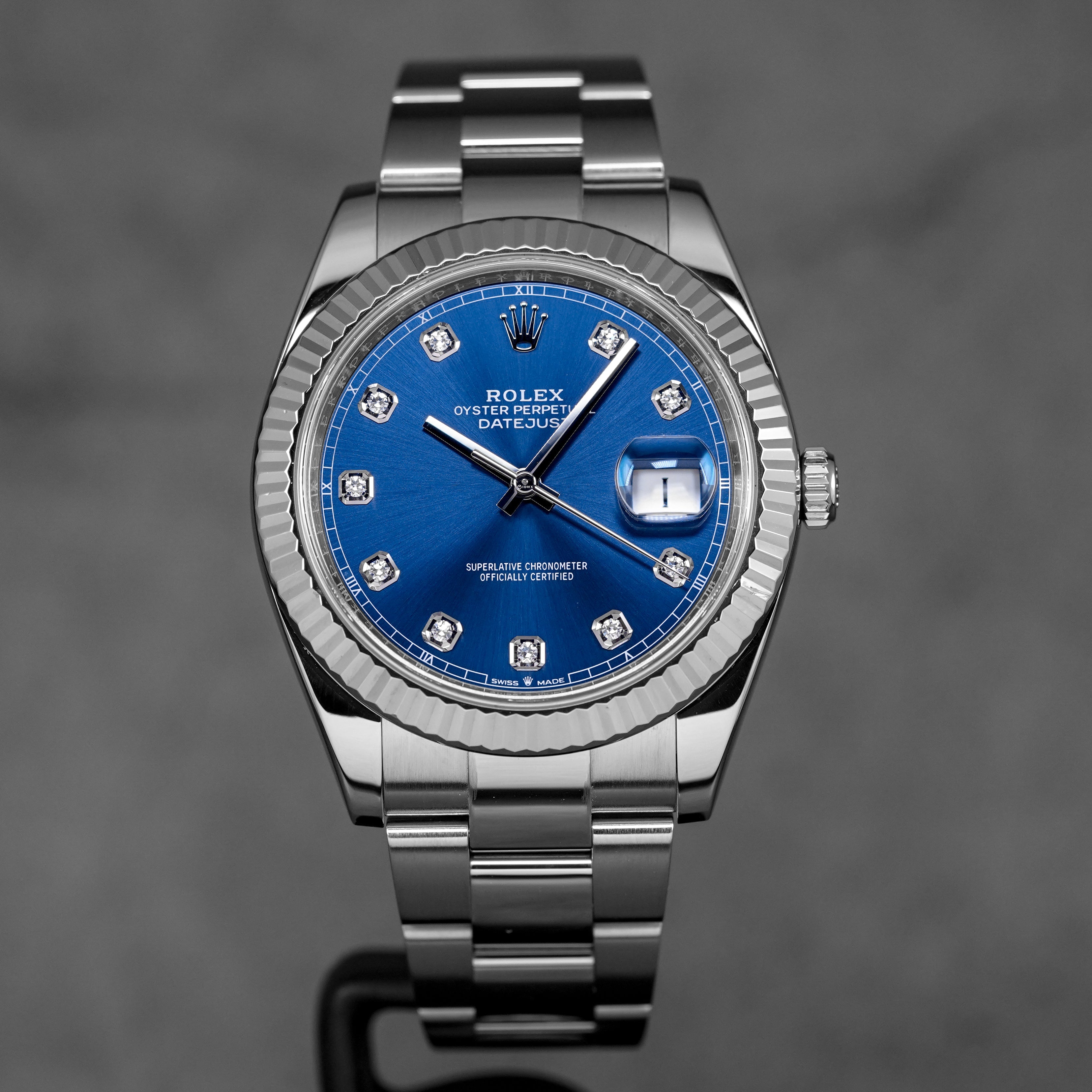 DATEJUST 41MM BLUE DIAMOND DIAL (2019)