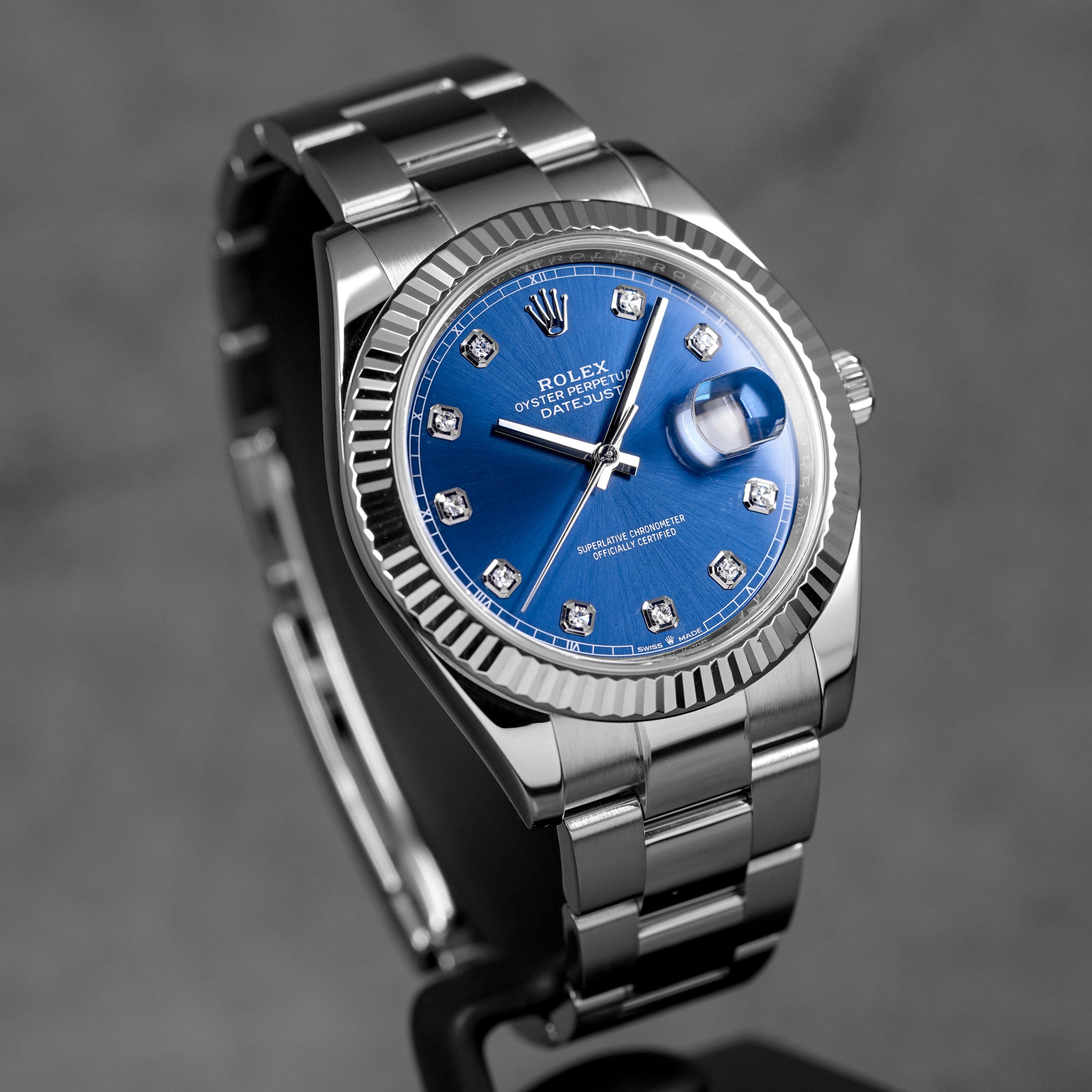 DATEJUST 41MM BLUE DIAMOND DIAL (2019)