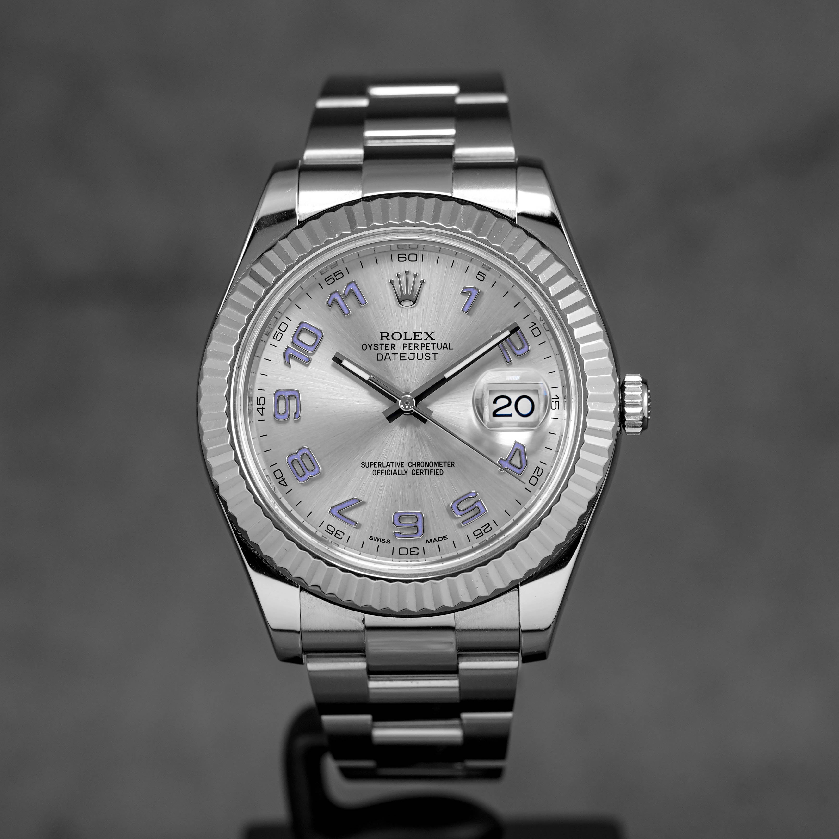 DATEJUST II SILVER ARABIC DIAL (2015)