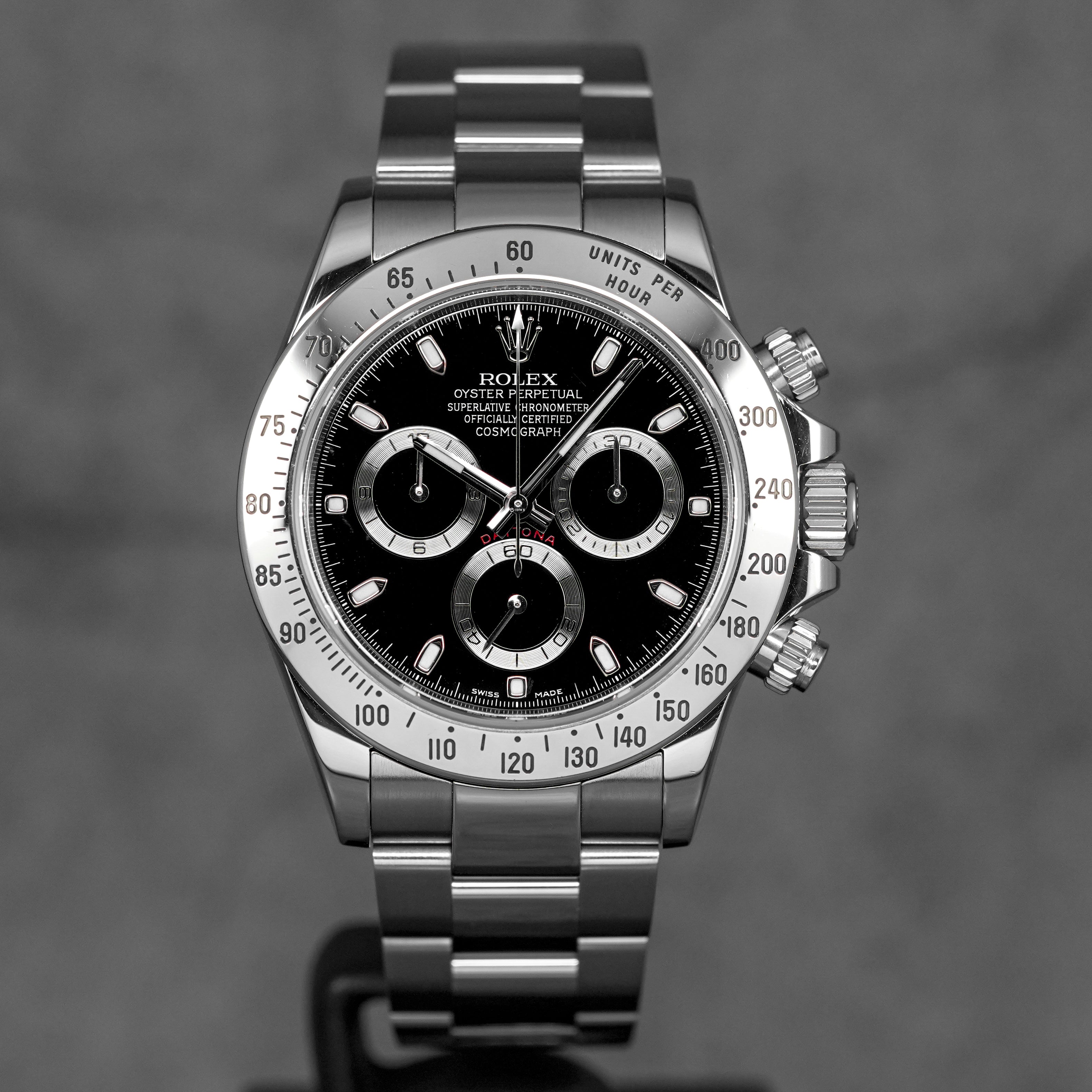 DAYTONA STEEL BLACK DIAL (2011)