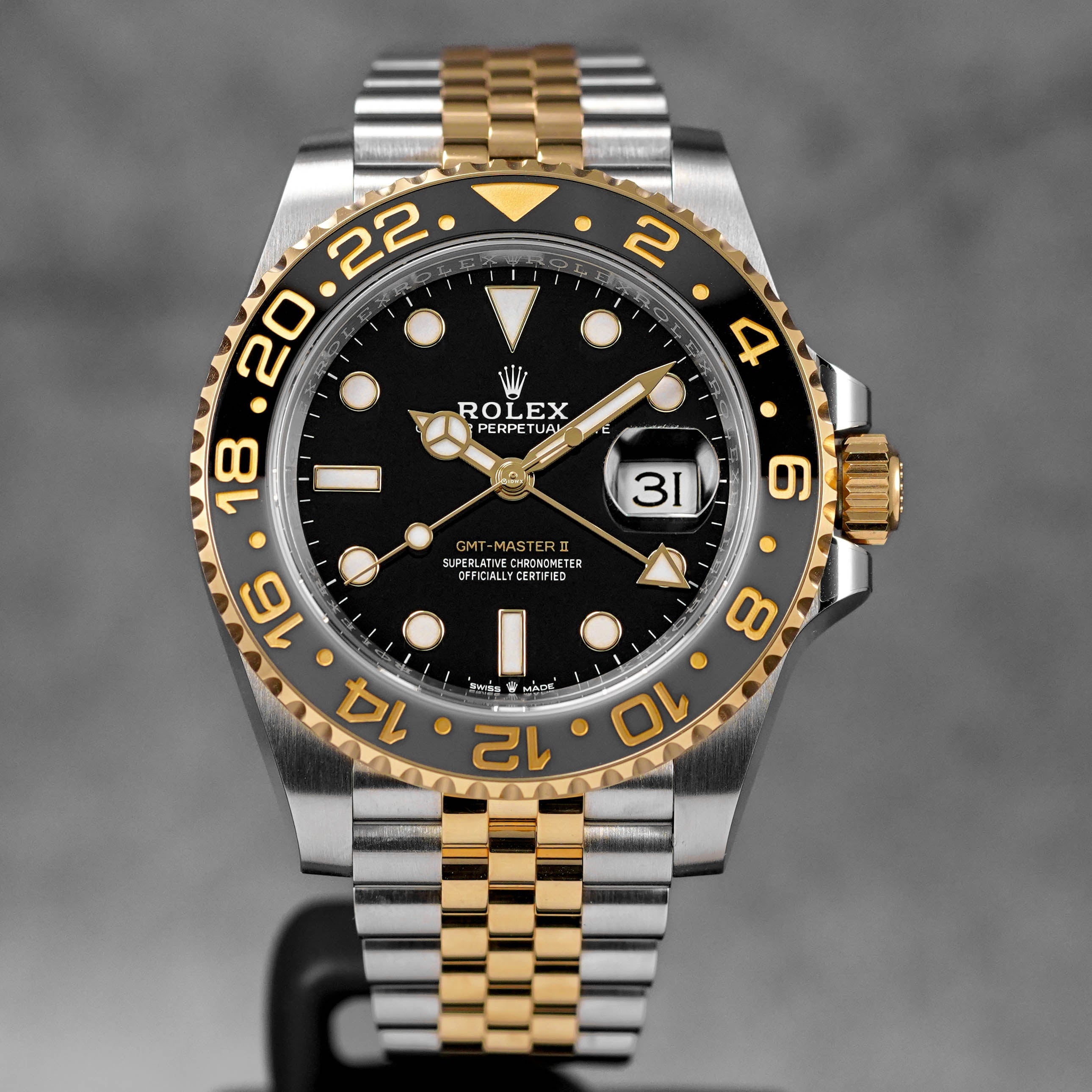 ROLEX GMT MASTER-II GUINNESS TWOTONE YELLOWGOLD (2024) – ONELUXE