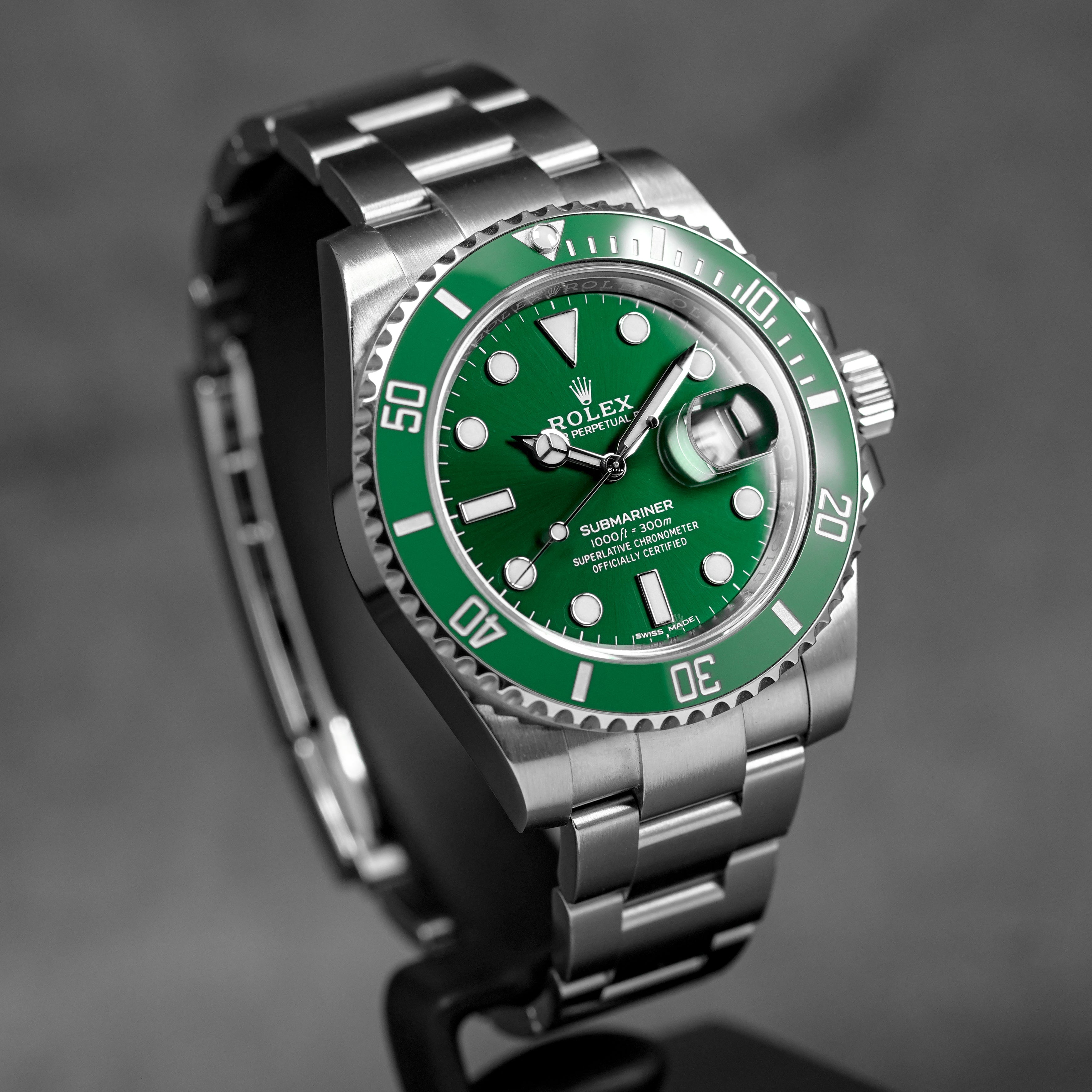 SUBMARINER DATE 40MM 'HULK' (2017)