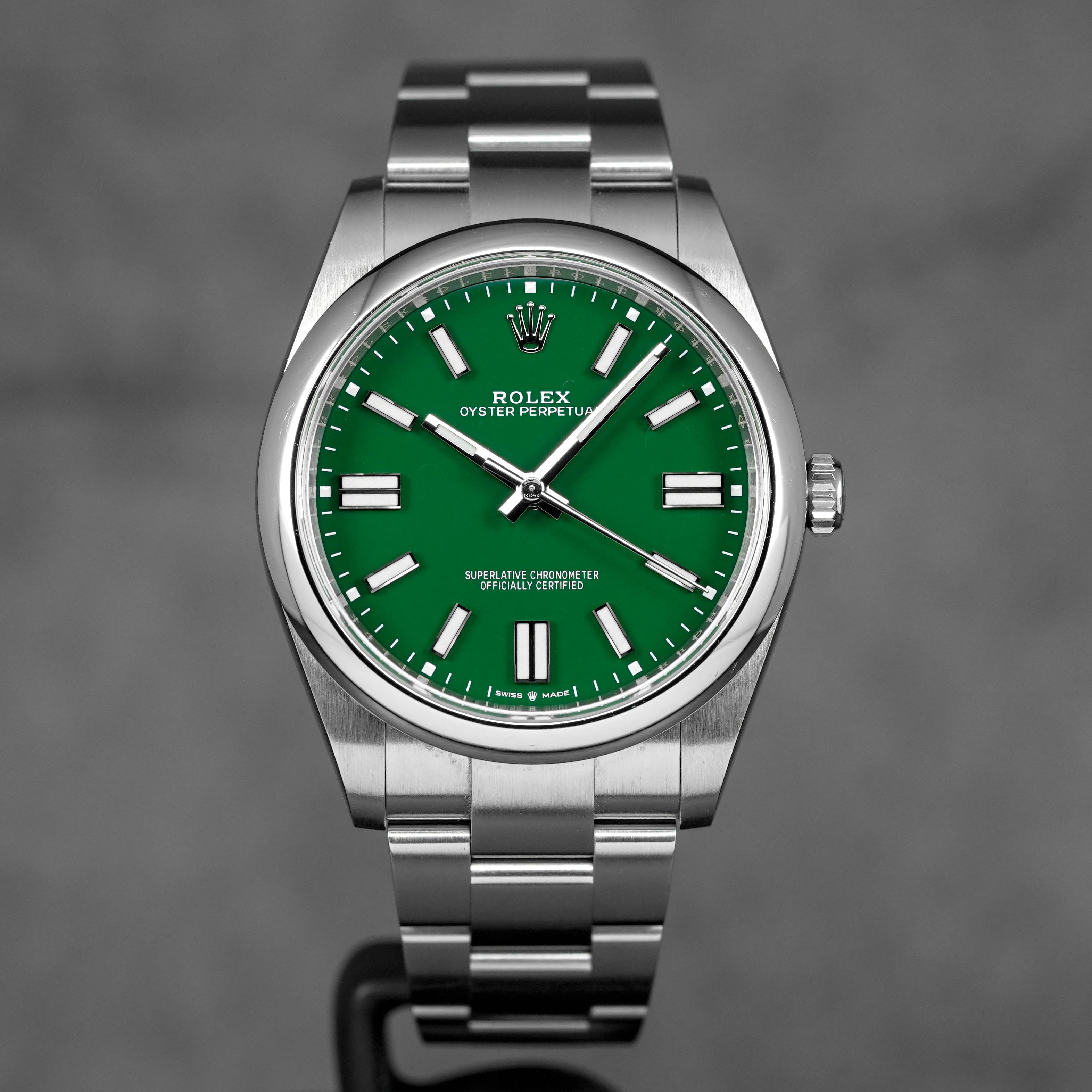 OYSTER PERPETUAL 41MM GREEN DIAL (2023)